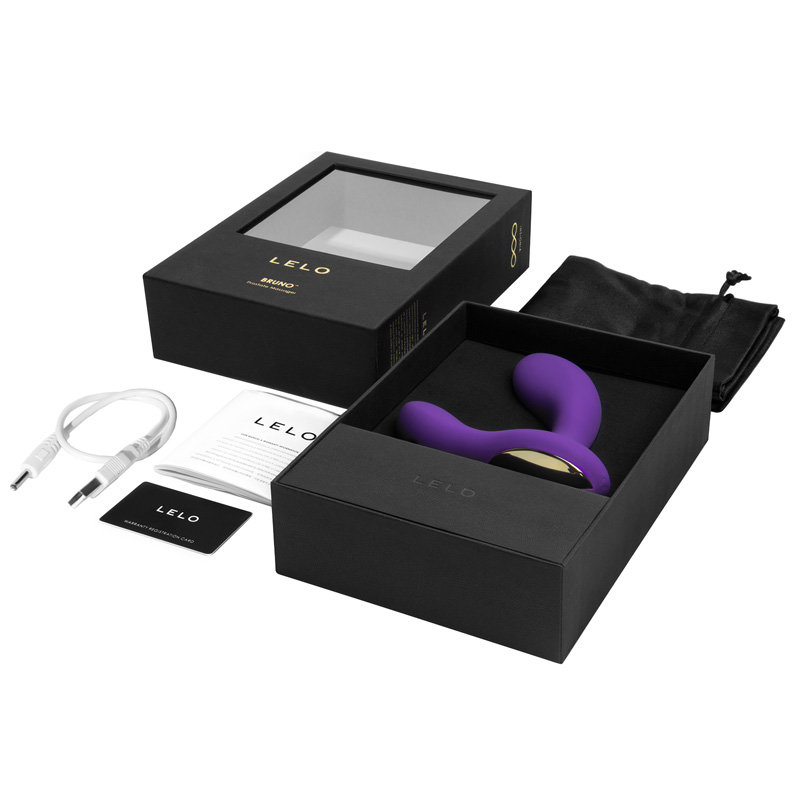 LELO Bruno Rechargeable Vibrating Prostate Massager Purple