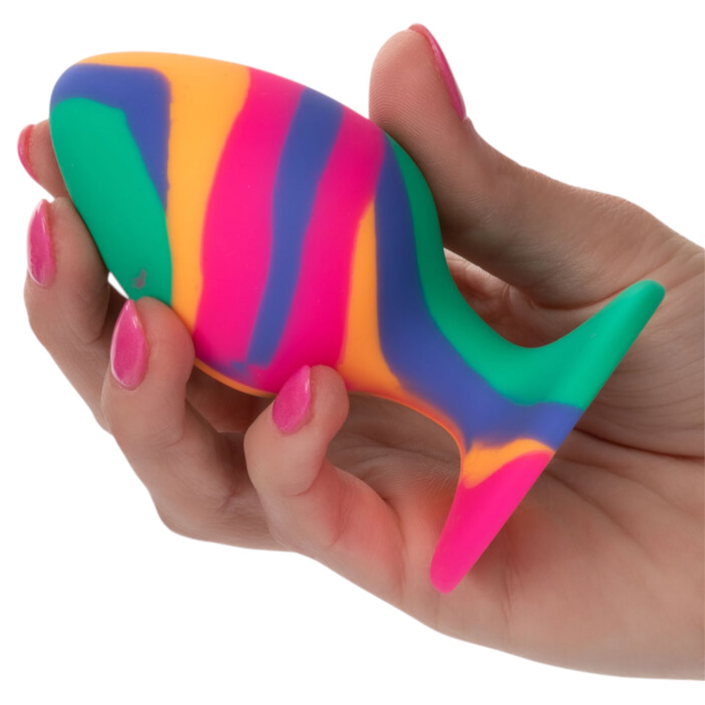 CalExotics Cheeky Large Tie Dye Butt Plug