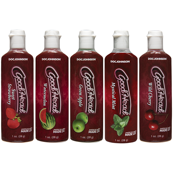 GoodHead Flavoured Oral Lubricant (5 x 28ml Pack) – Goodhead