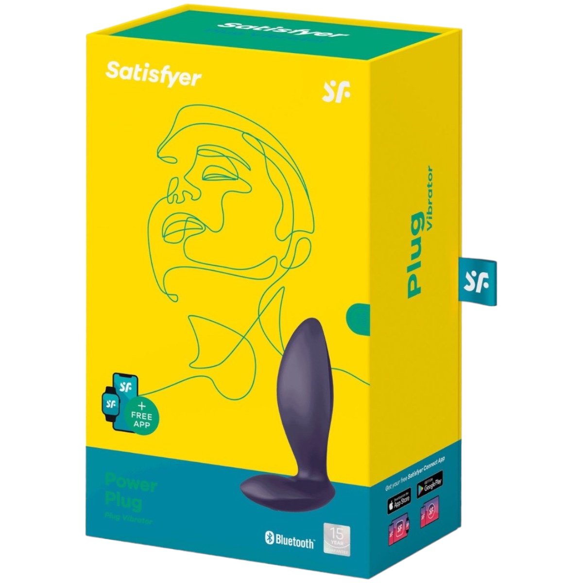 Satisfyer Power Plug App Controlled Rechargeable Vibrating Butt Plug