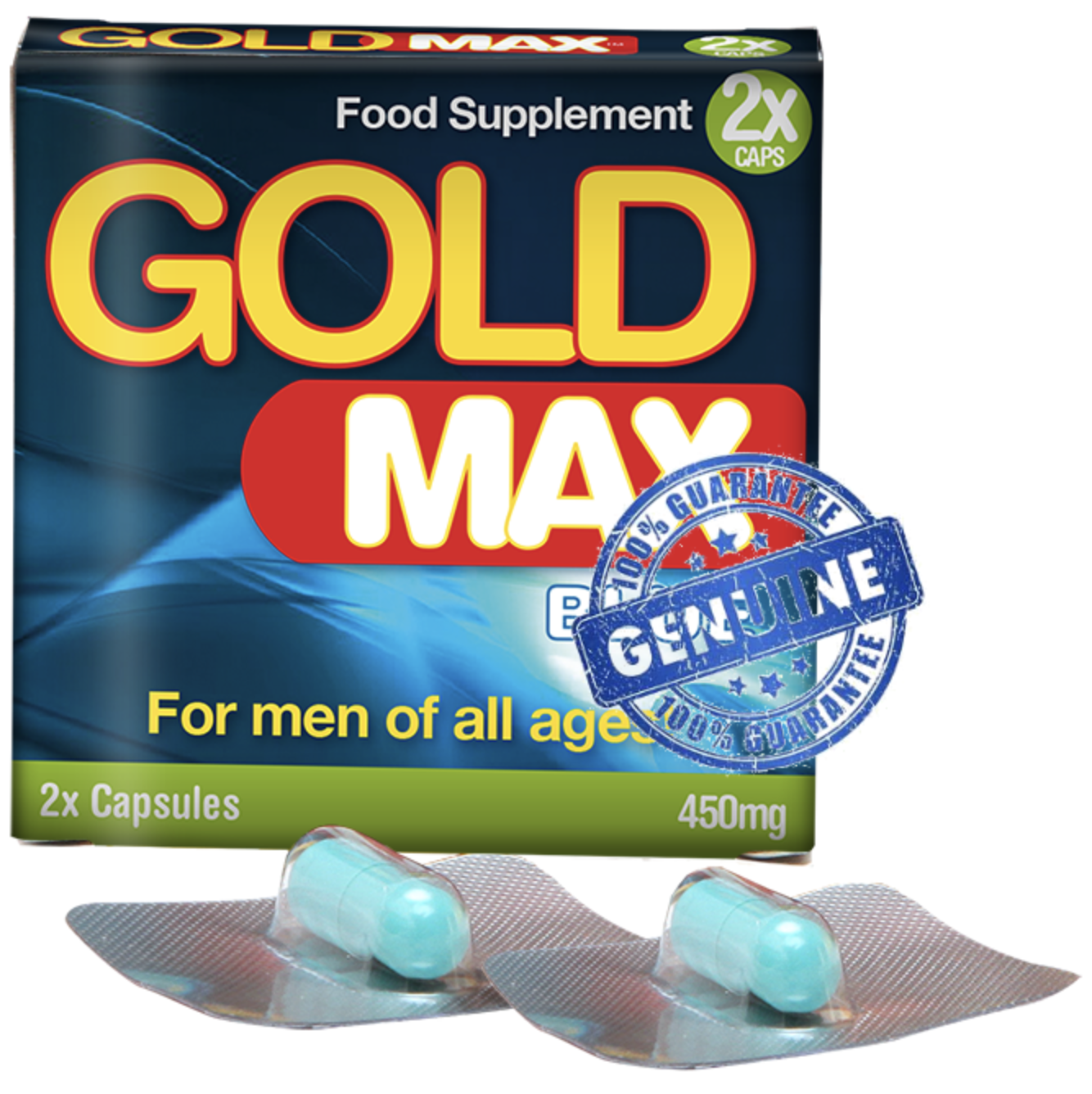 GoldMAX Stimulant For Men 2 Pack 450mg