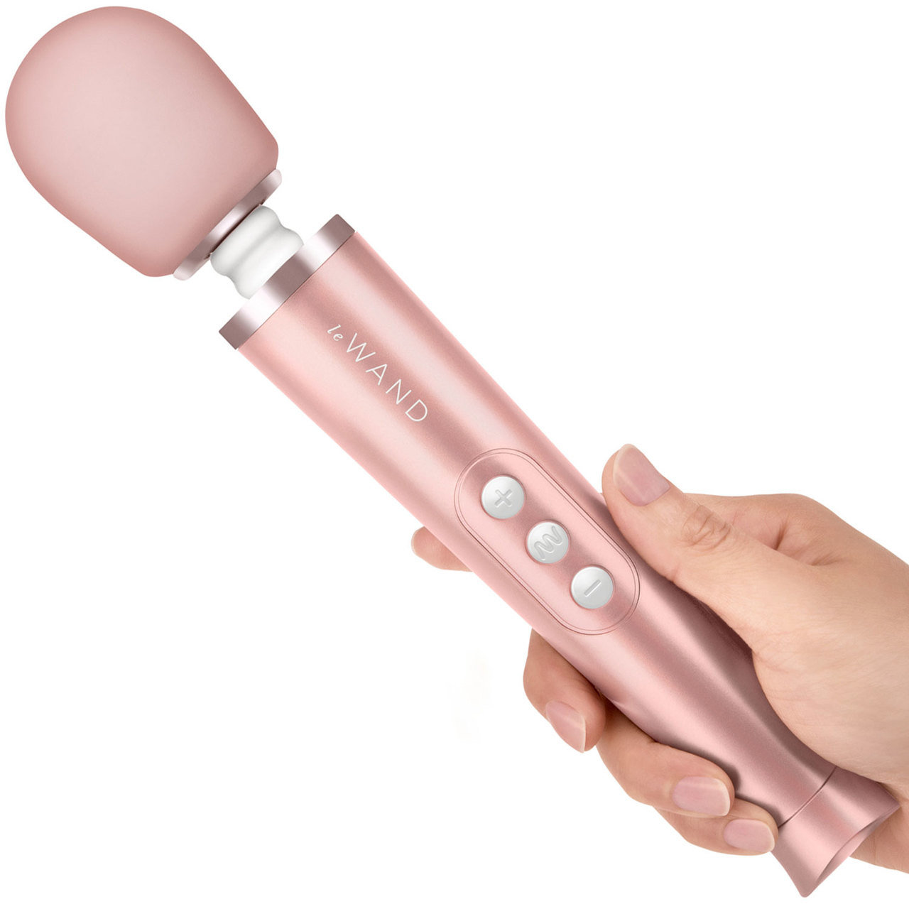 Le Wand Petite Mini Rechargeable Massage Wand Vibrator Gold