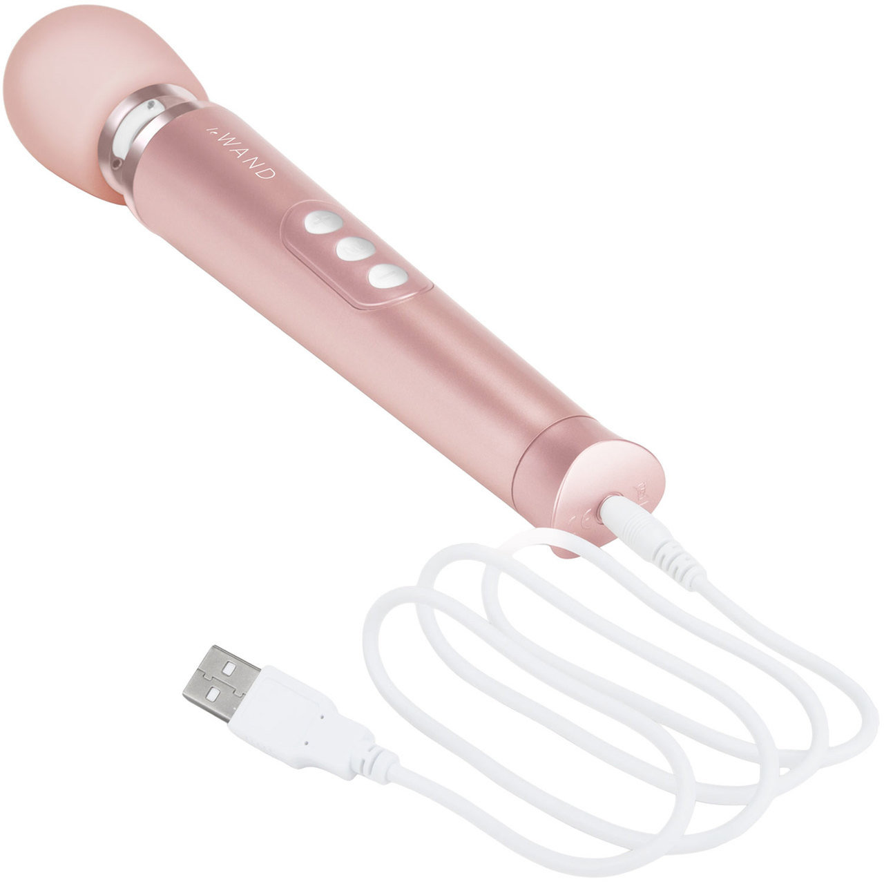 Le Wand Petite Mini Rechargeable Massage Wand Vibrator Gold