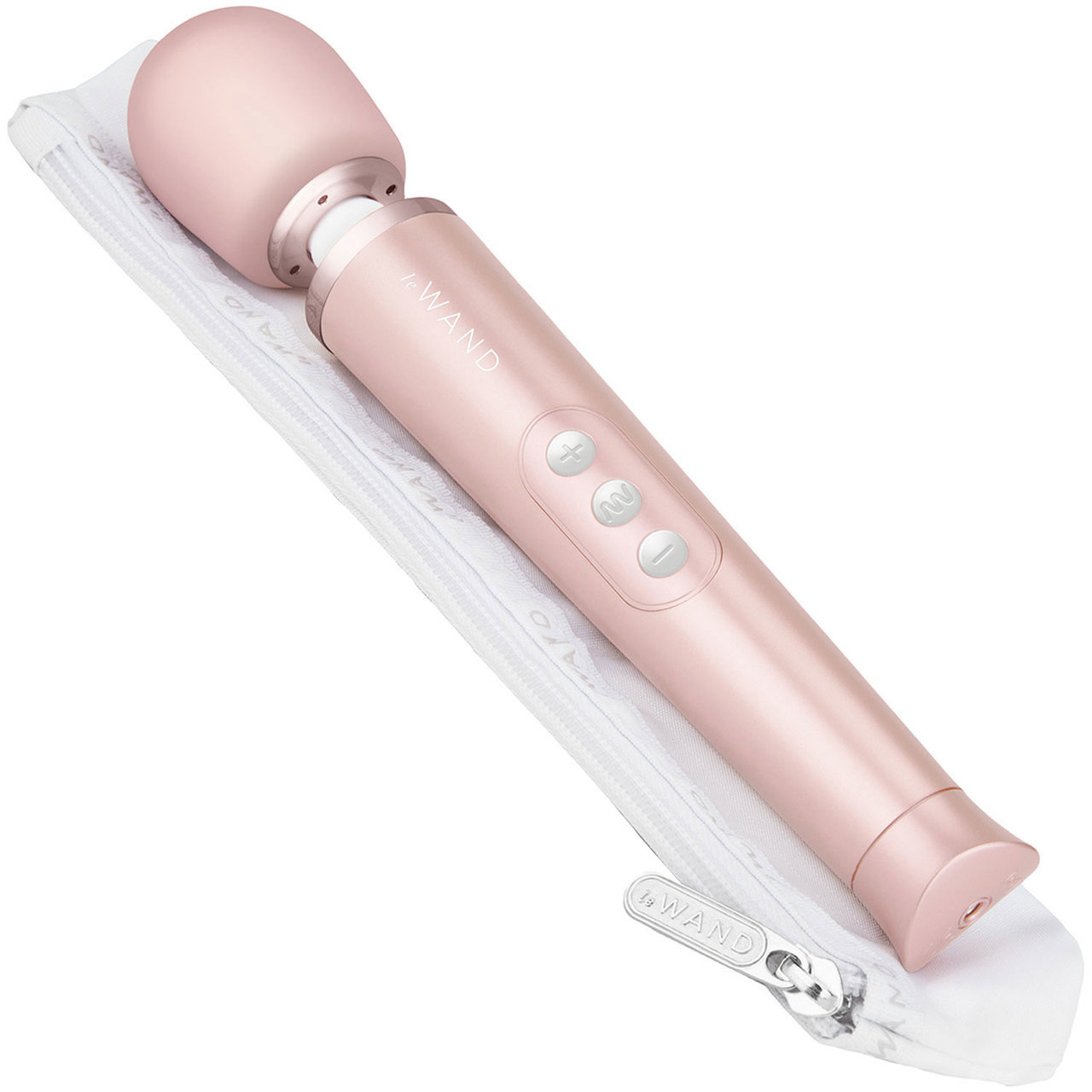Le Wand Petite Mini Rechargeable Massage Wand Vibrator Gold