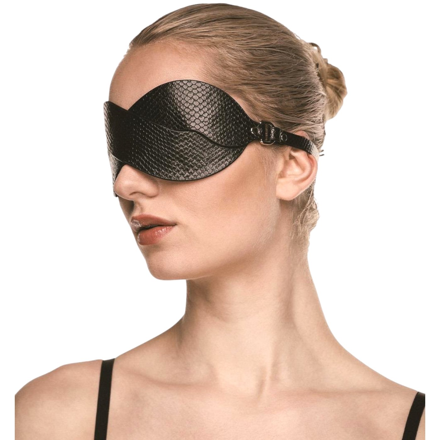 Guilty Pleasure Eclipse Beacon Braided Bondage Blindfold Black