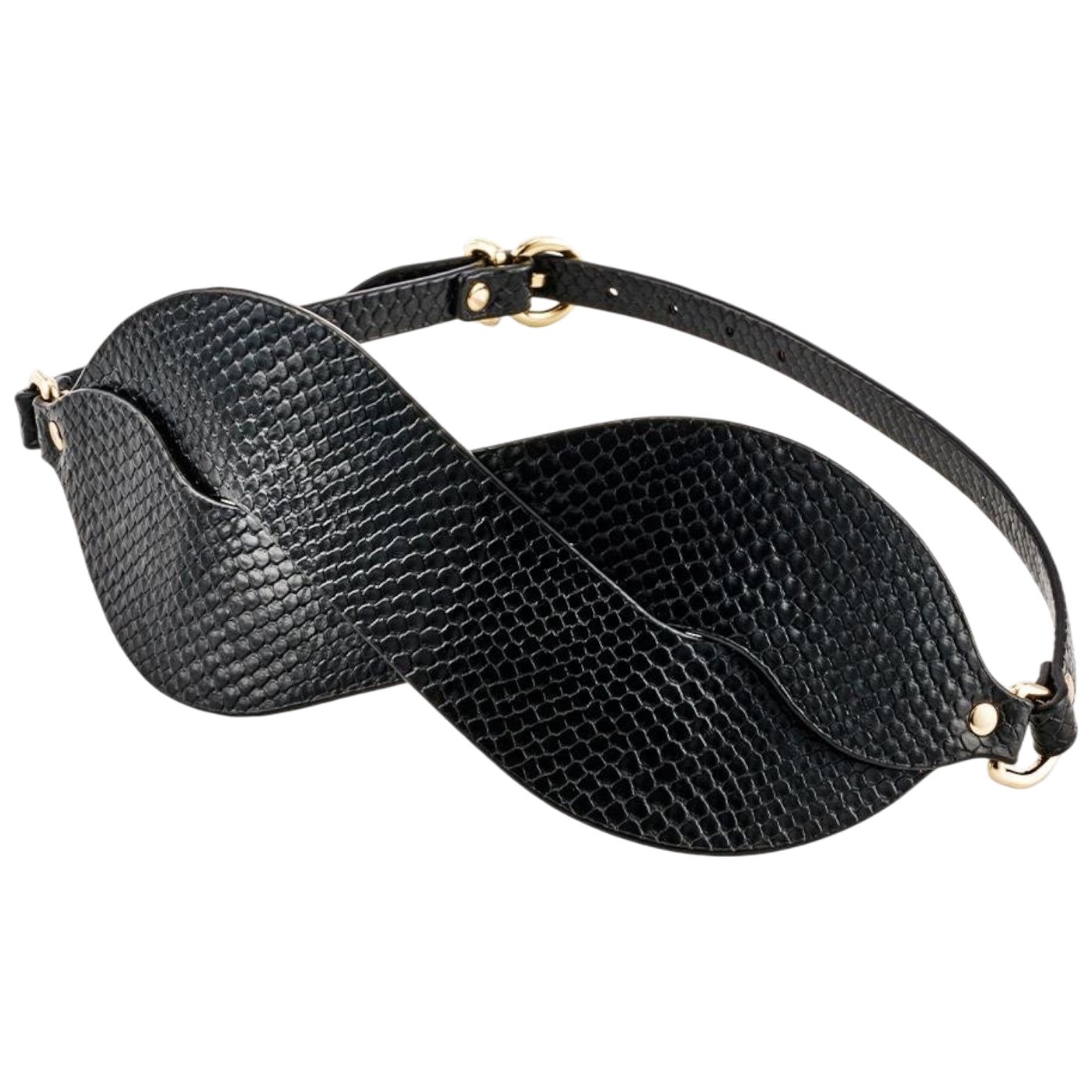 Guilty Pleasure Eclipse Beacon Braided Bondage Blindfold Black