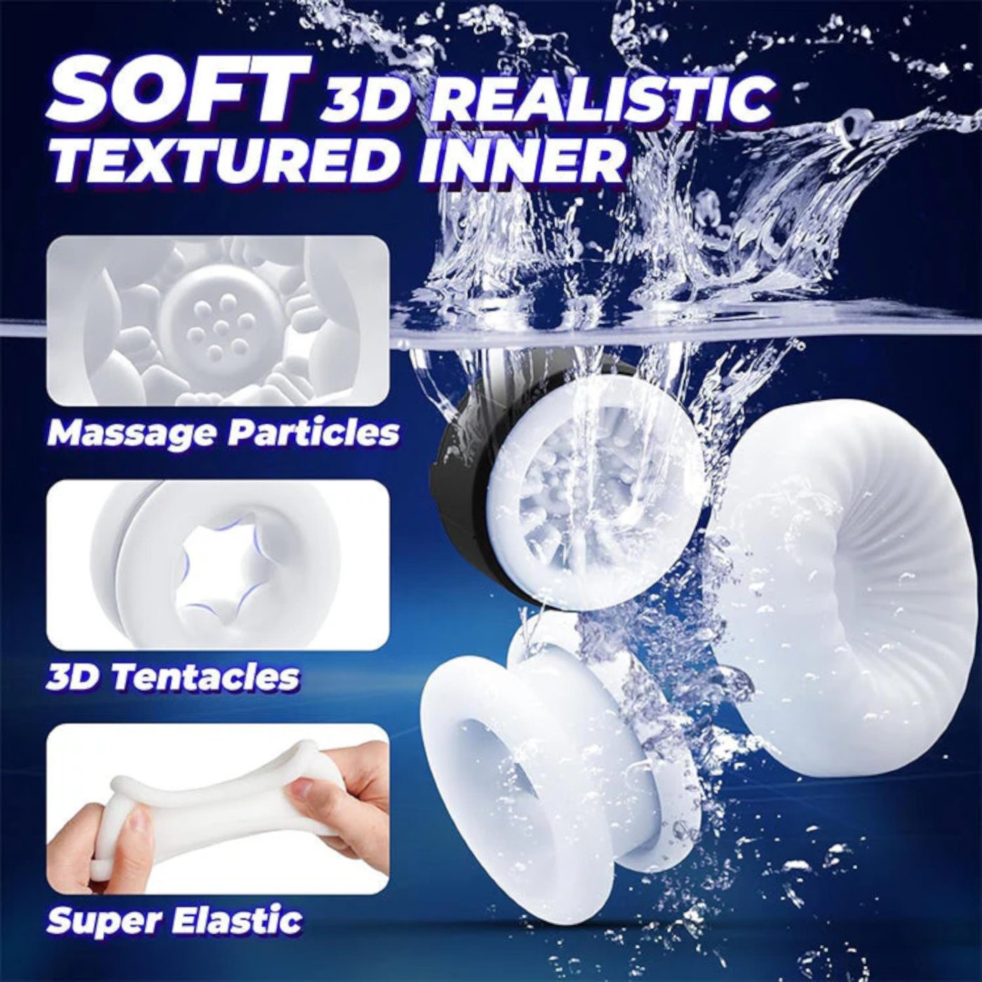Amovibe Turbo Thrusting & Rotating Automatic Male Masturbator