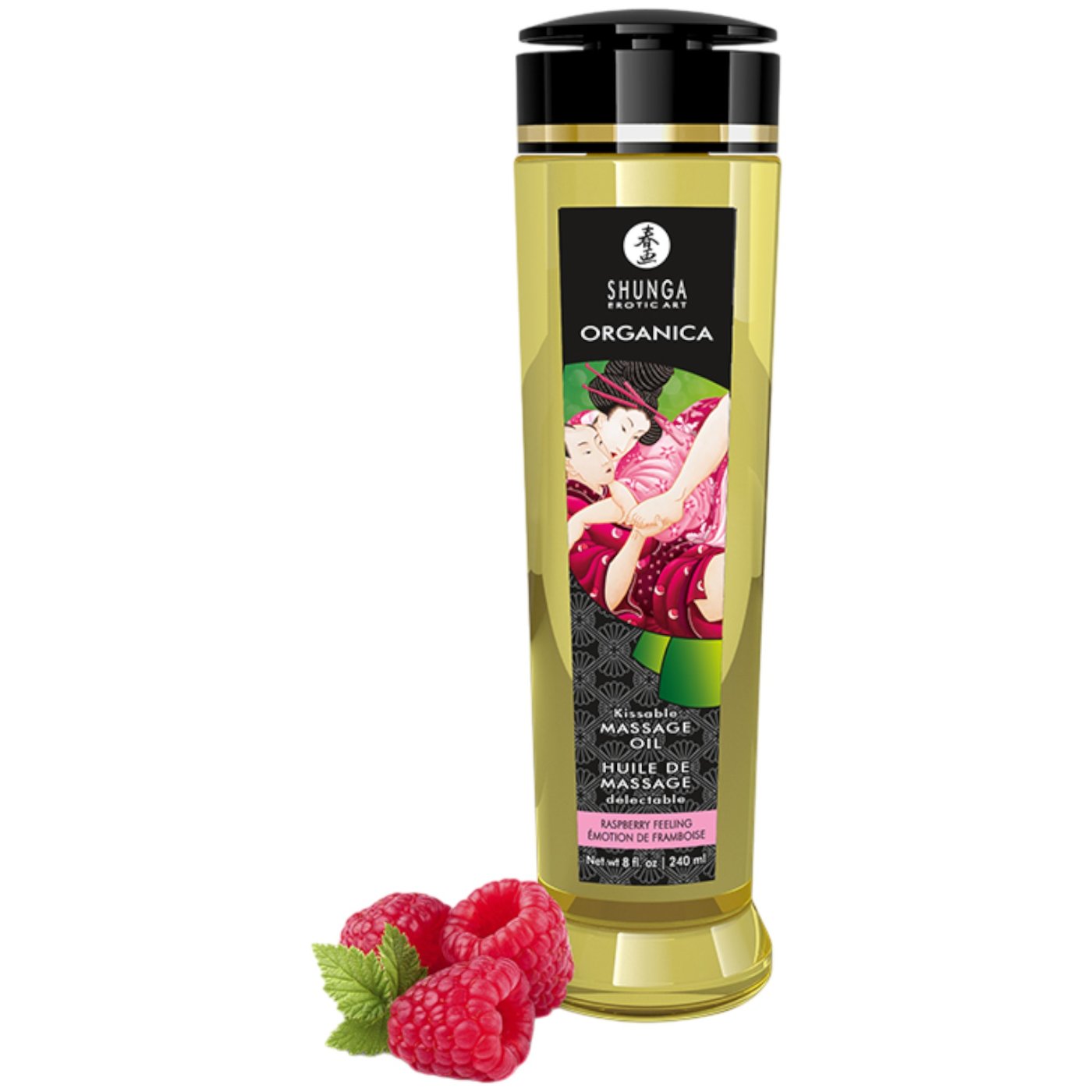 Shunga Organica Kissable Natural Massage Oil Raspberry 240ml