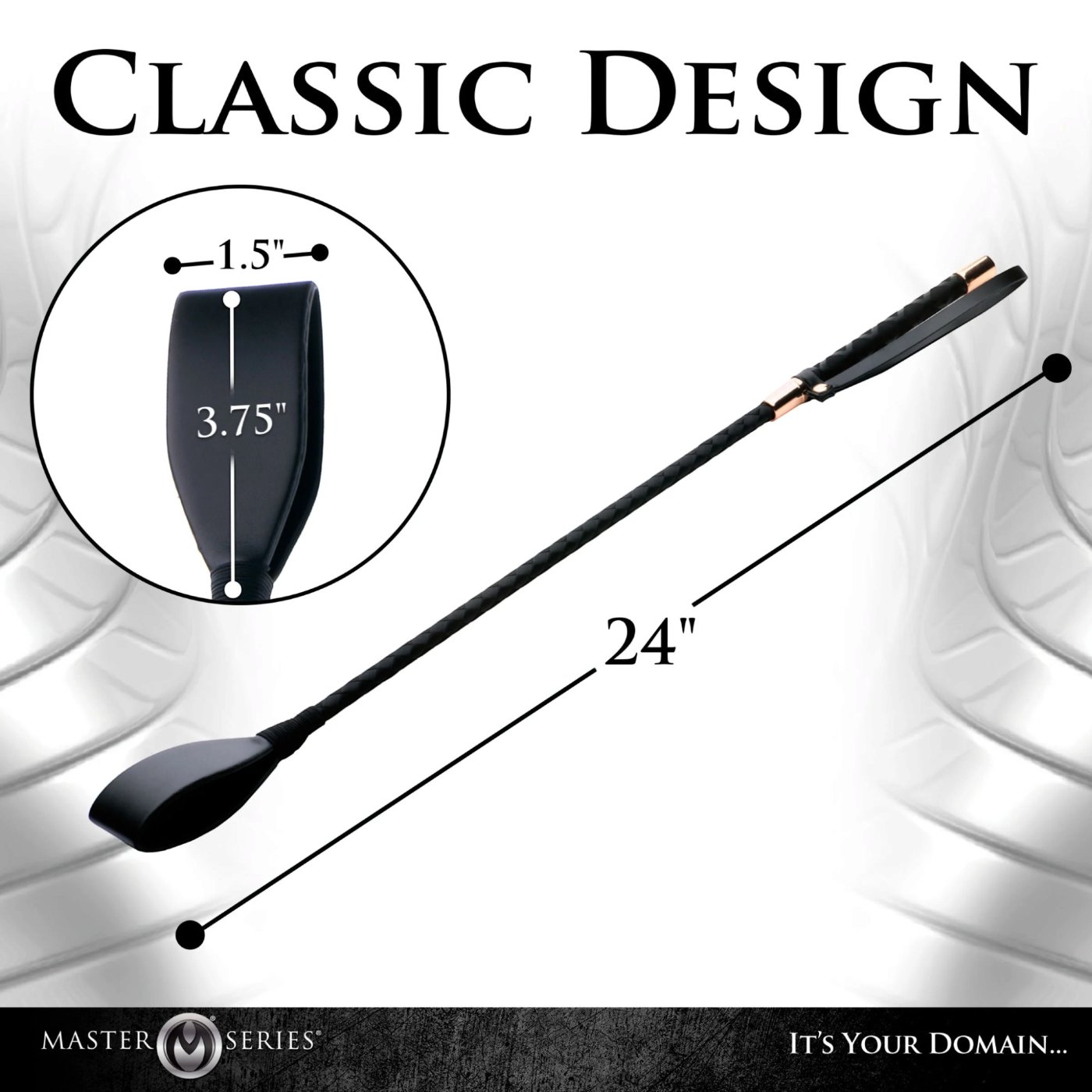 Master Series Stallion 24 Inch BDSM Riding Crop