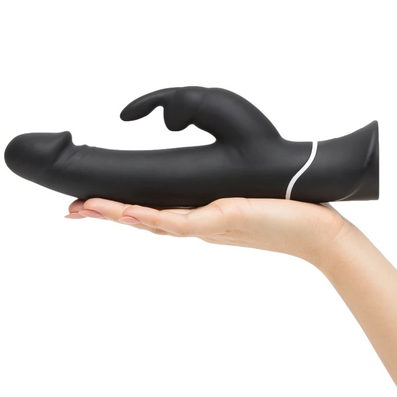 Happy Rabbit Realistic Rechargeable Rabbit Vibrator Black