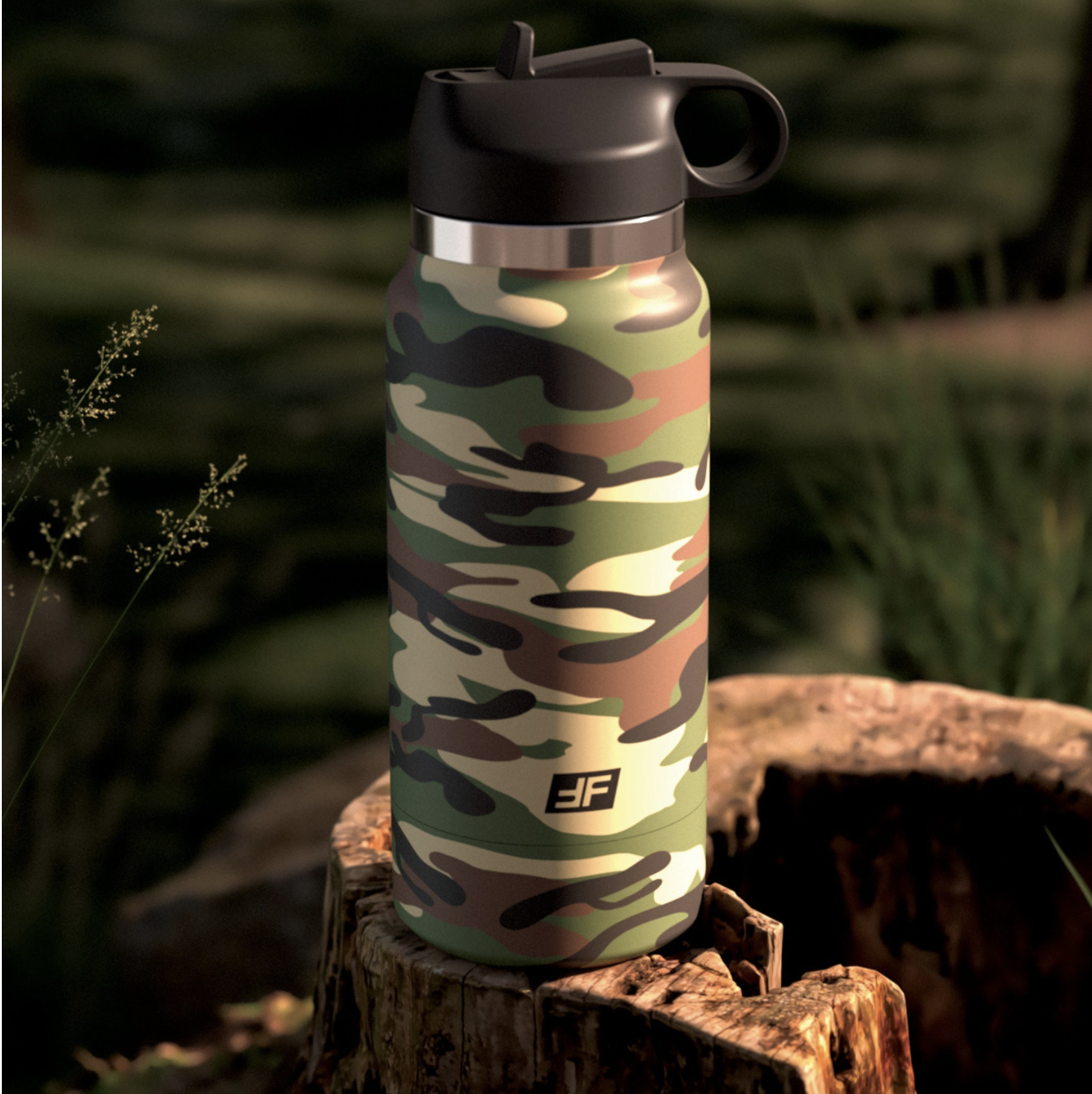 PDX Plus Fap Flask Happy Camper Discreet Stroker