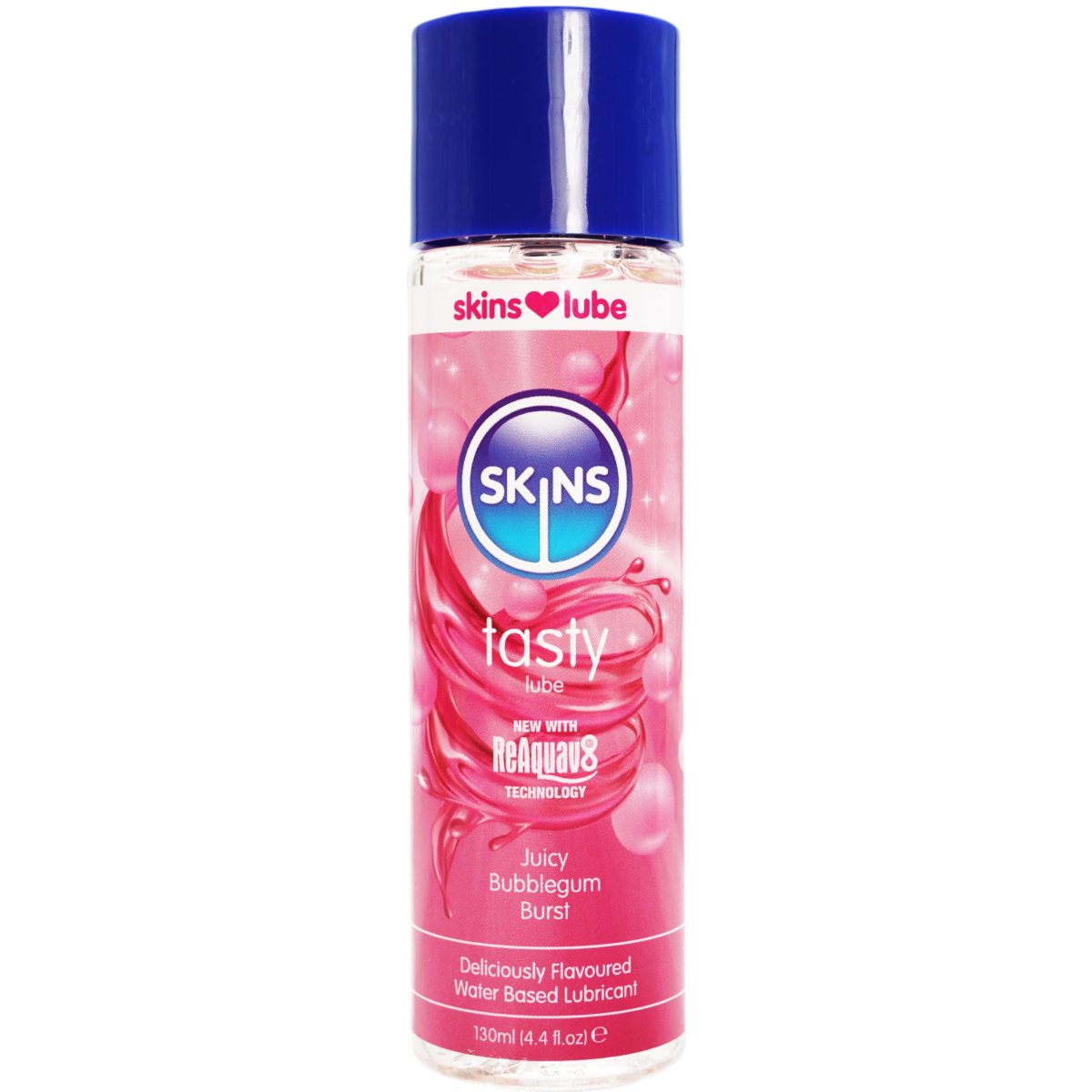 Skins Bubblegum Flavoured Water Based Lubricant 130ml