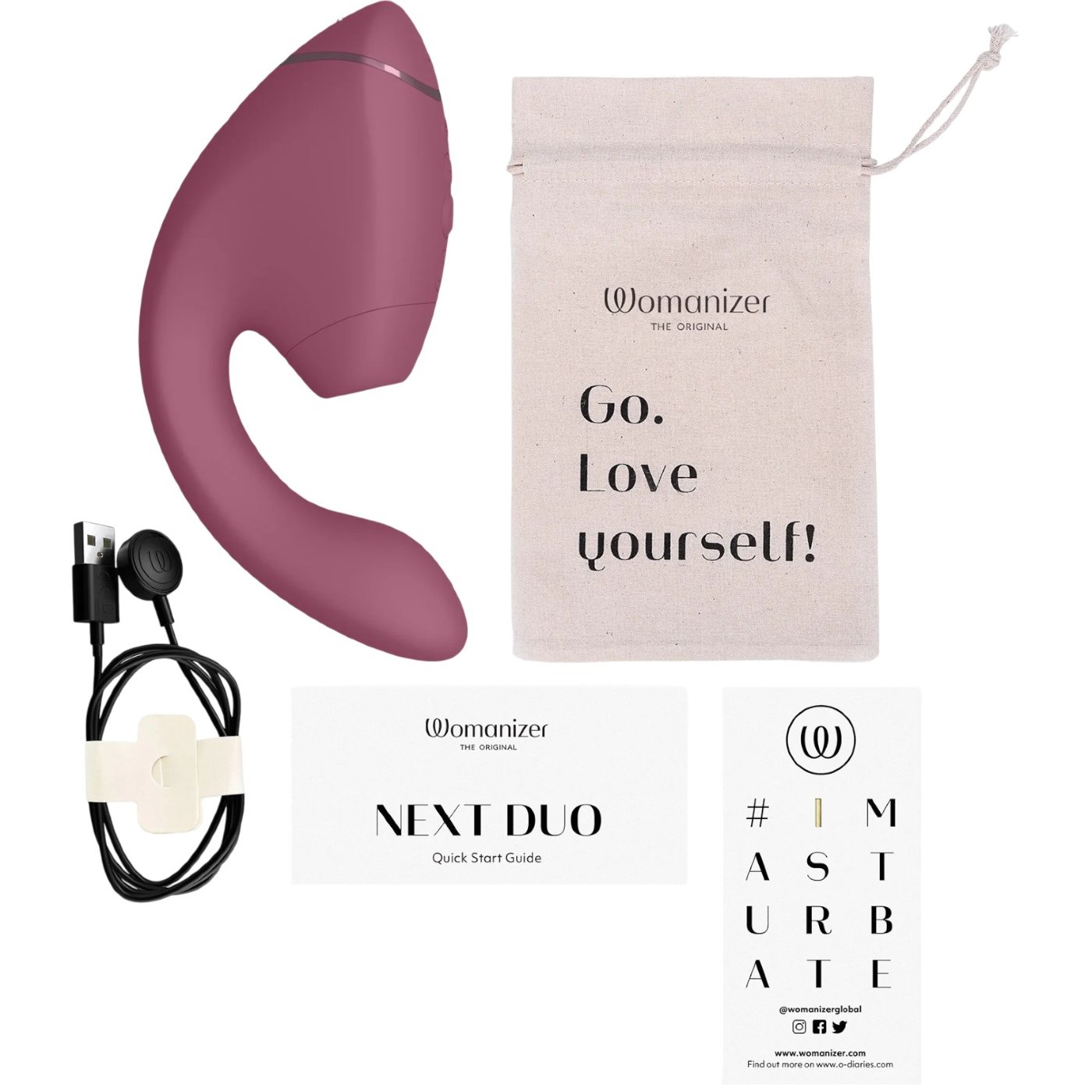 Womanizer Next Duo 3D Pleasure Air Clitoral & G-Spot Stimulator