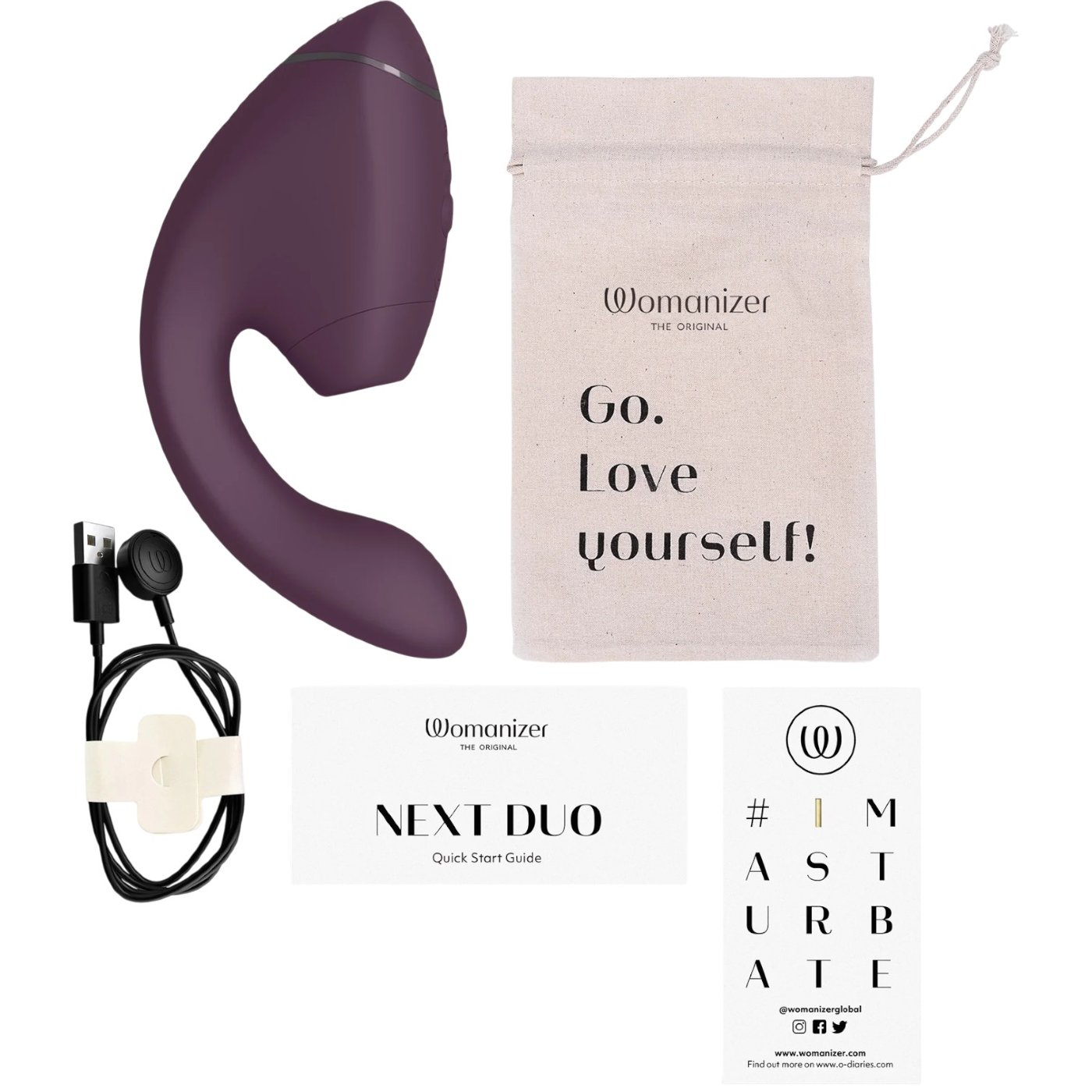 Womanizer Next Duo 3D Pleasure Air Clitoral & G-Spot Stimulator