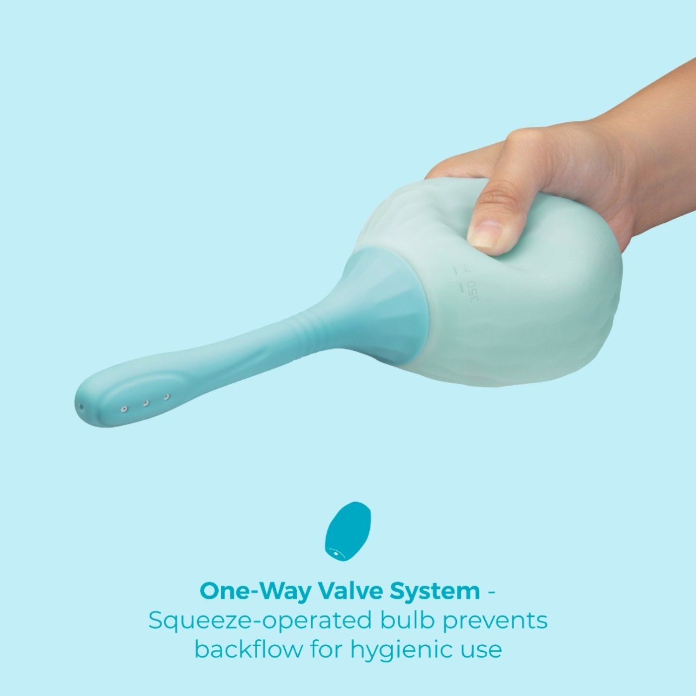 b-Vibe Silicone Flexflow Anal Douche 350ml