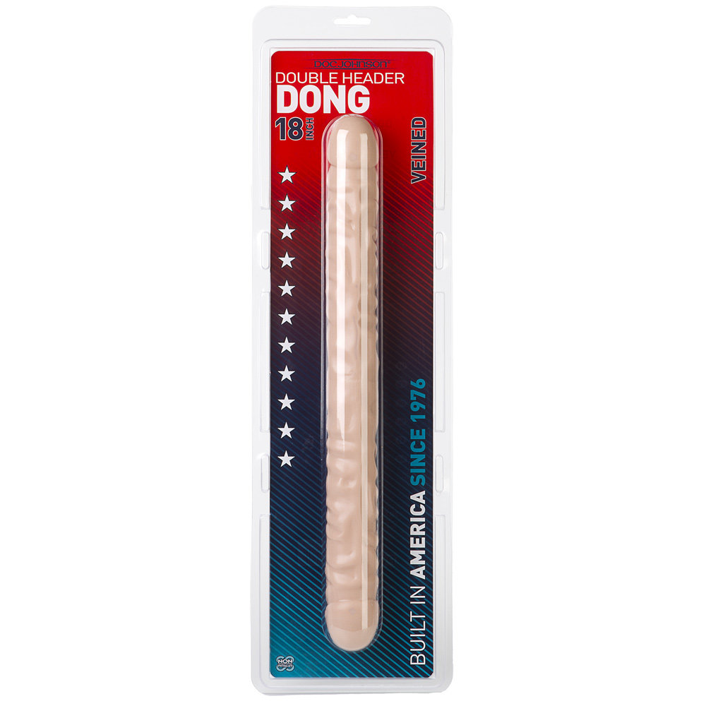 Doc Johnson Veined Double Header 18 Inch