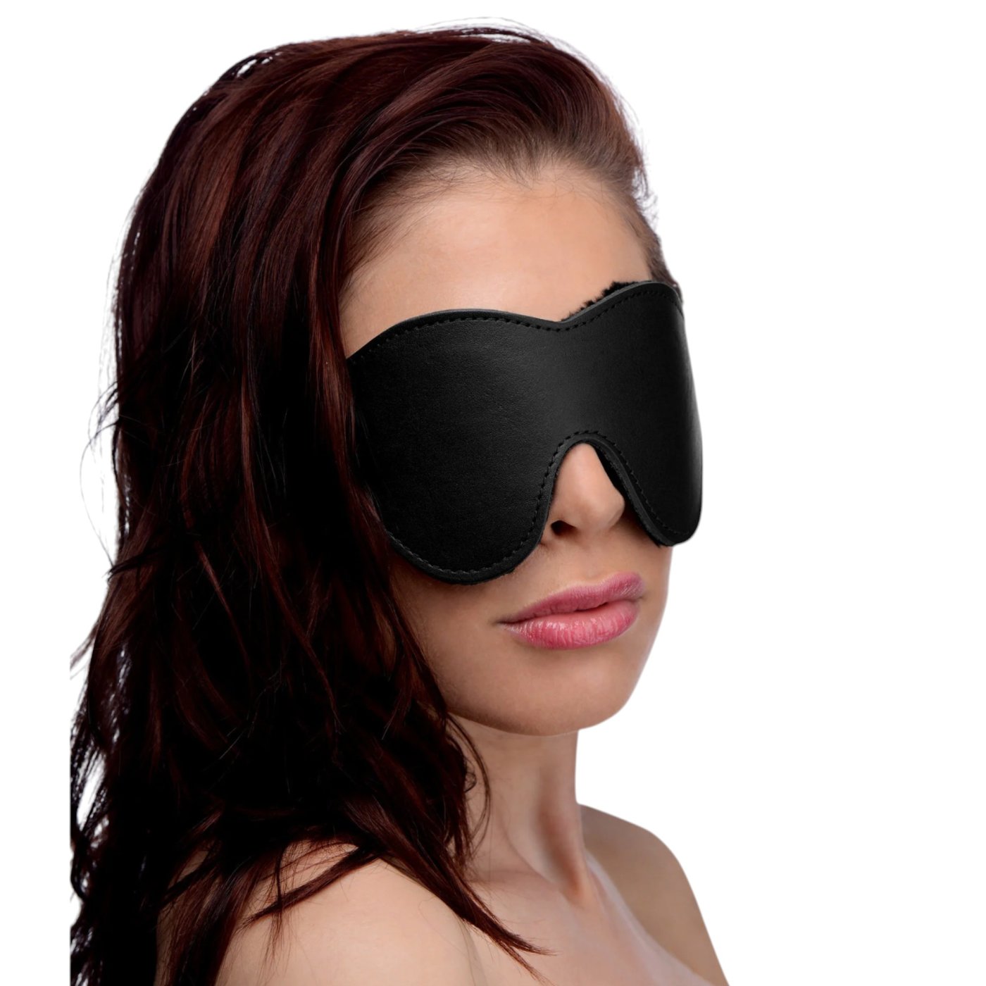 Strict Black Fleece Lined Blindfold