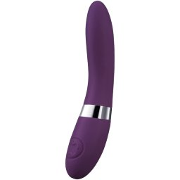 LELO Elise 2 Rechargeable G-Spot Dildo Vibrator Plum