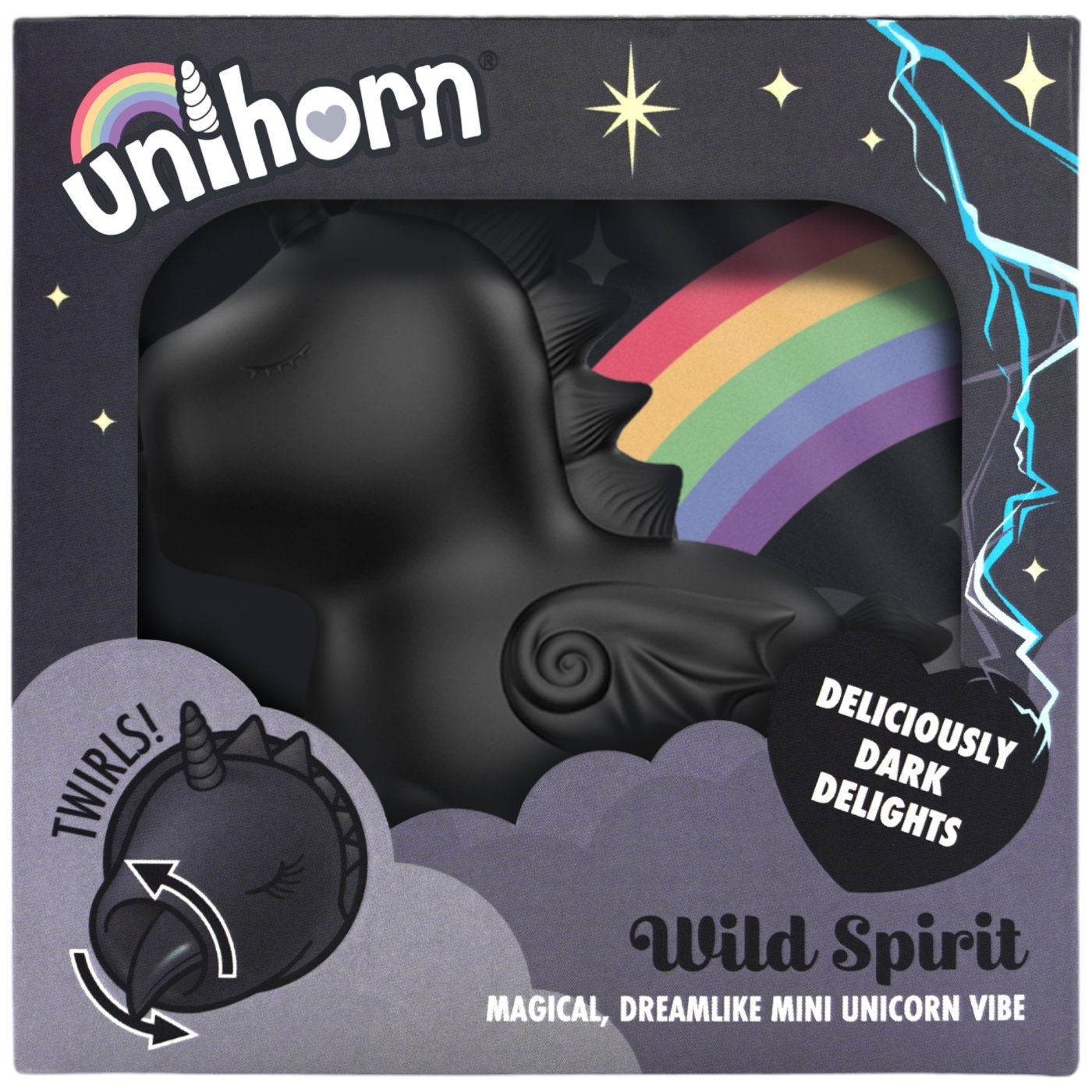 Unihorn Wild Spirit Twirling Clitoral Vibrator