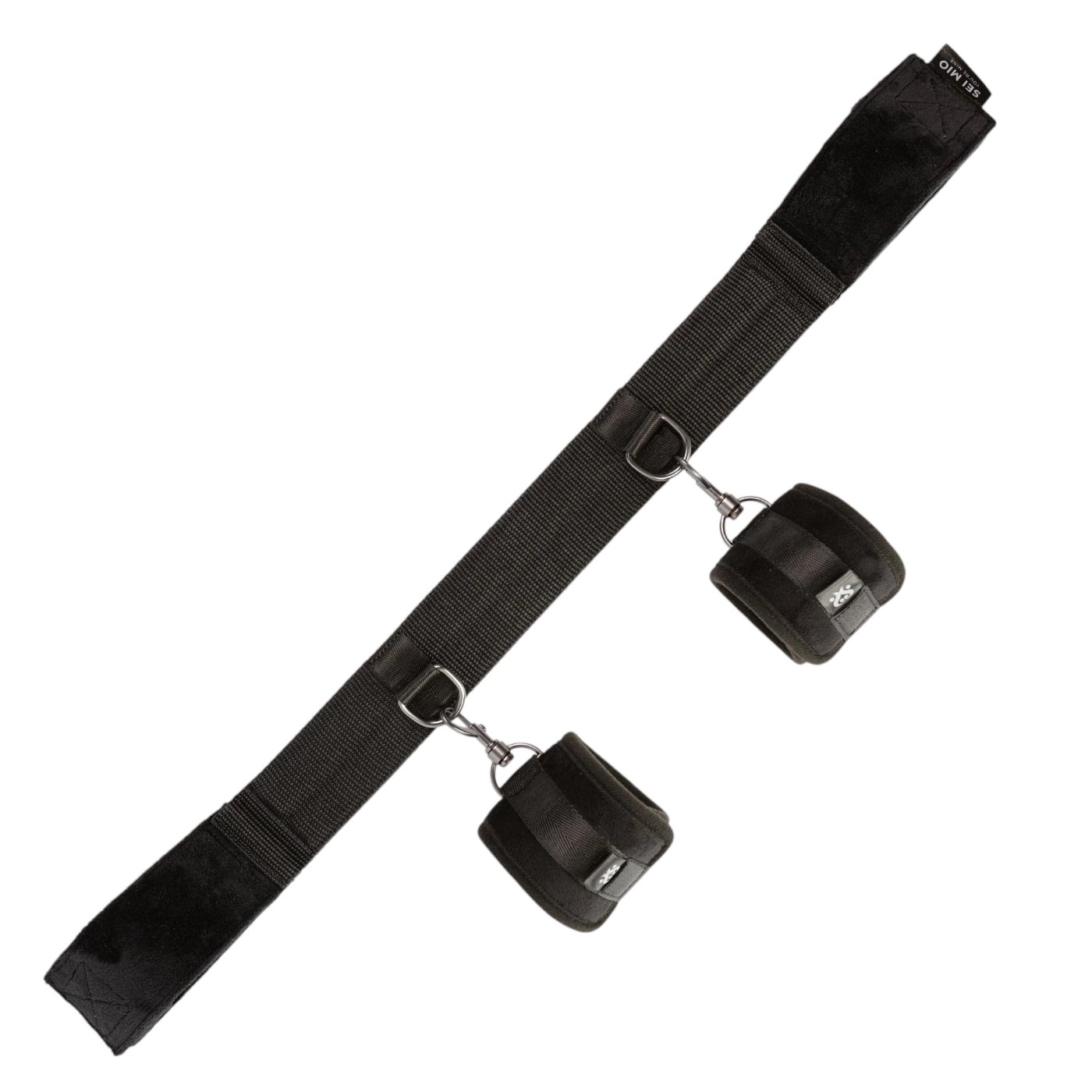 Sei Mio Spread The Love Ankle Spreader Bar With Wrist Cuffs