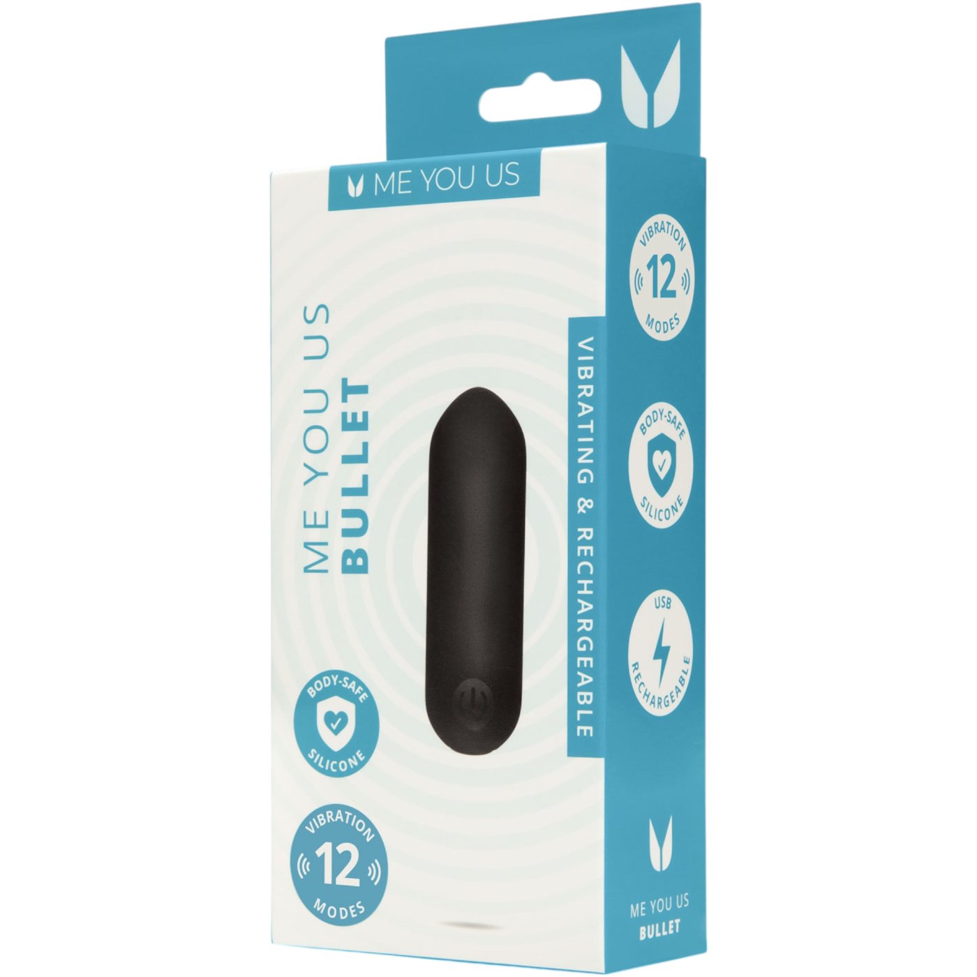 Me You Us Bullet Rechargeable Mini Vibrator Black