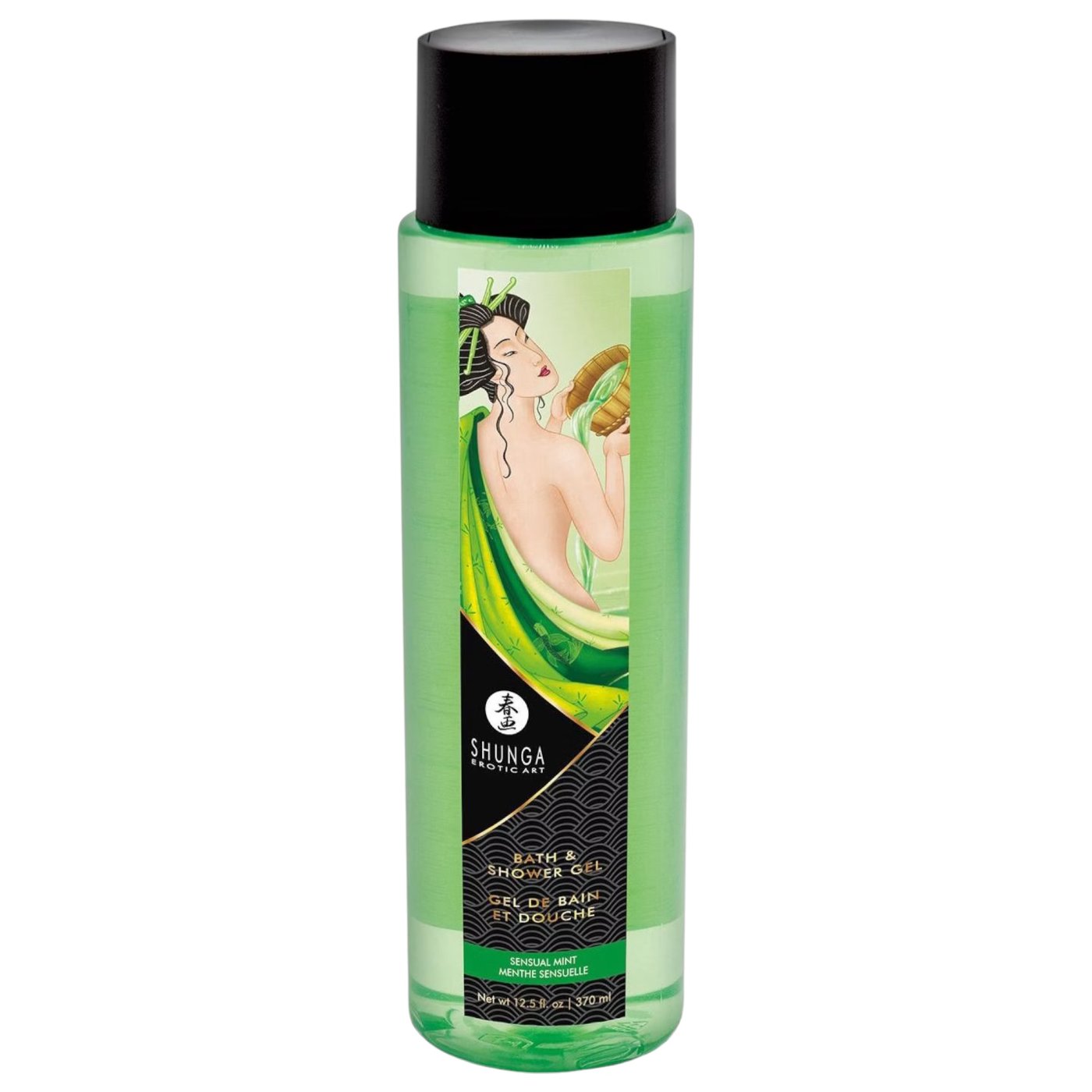Shunga Bath &amp; Shower Gel Sensual Mint 370ml