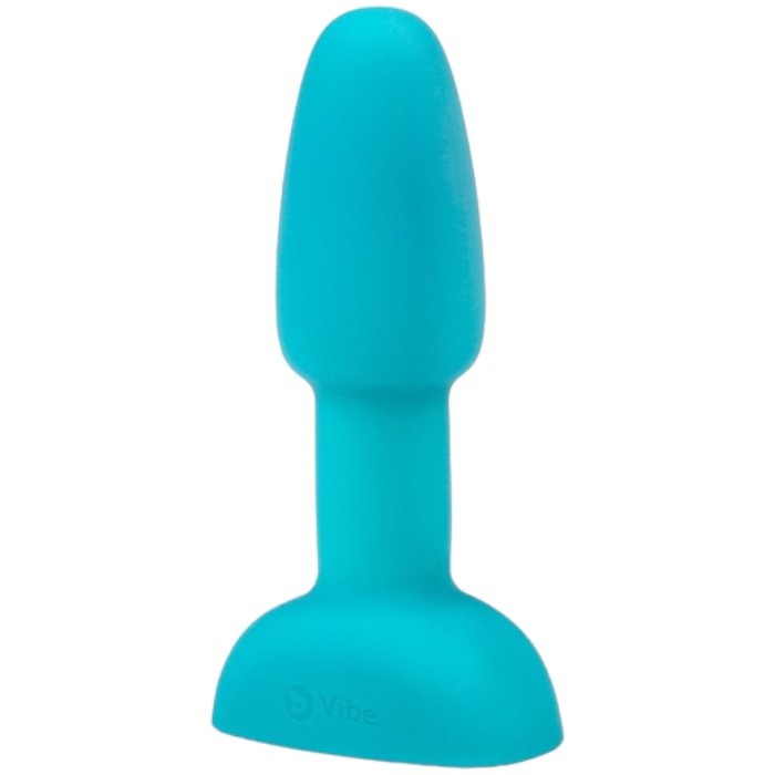 b-Vibe Rimming Petite Medium Remote Control Rechargeable Butt Plug Teal
