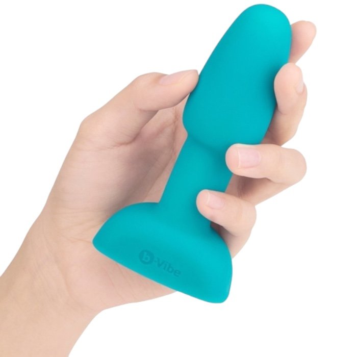 b-Vibe Rimming Petite Medium Remote Control Rechargeable Butt Plug Teal