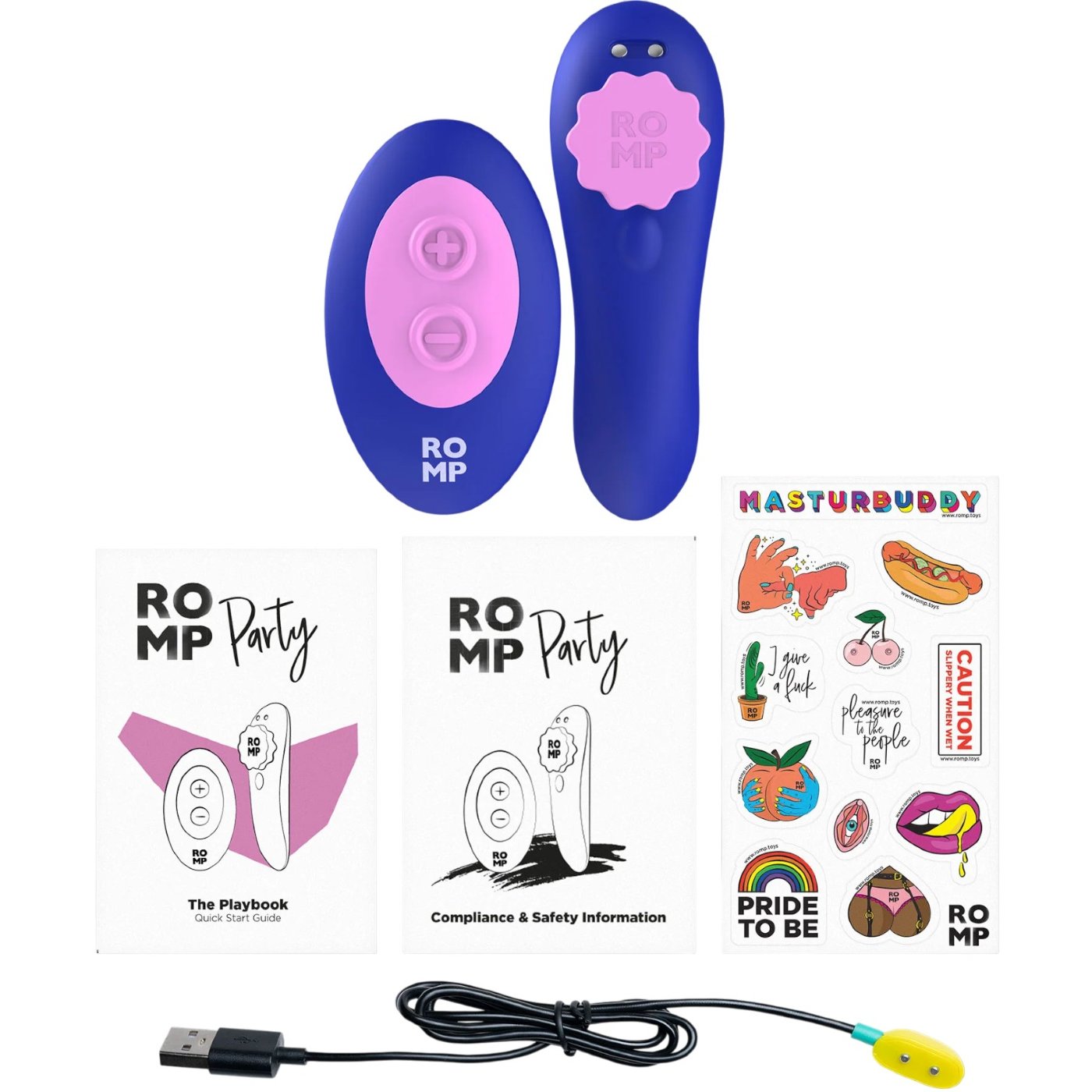 ROMP Party Remote Control Rechargeable Panty Vibrator