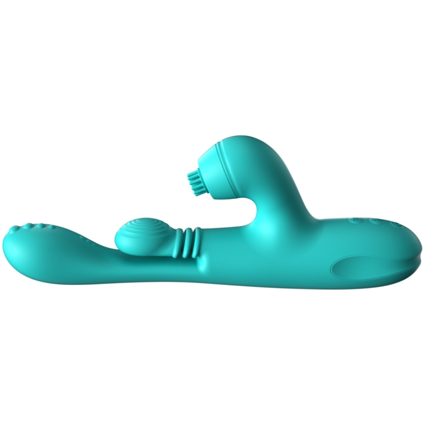 Amovibe Sensa Sway Rechargeable G Spot & Clitoral Vibrator with 4 Interchangeable Sleeves