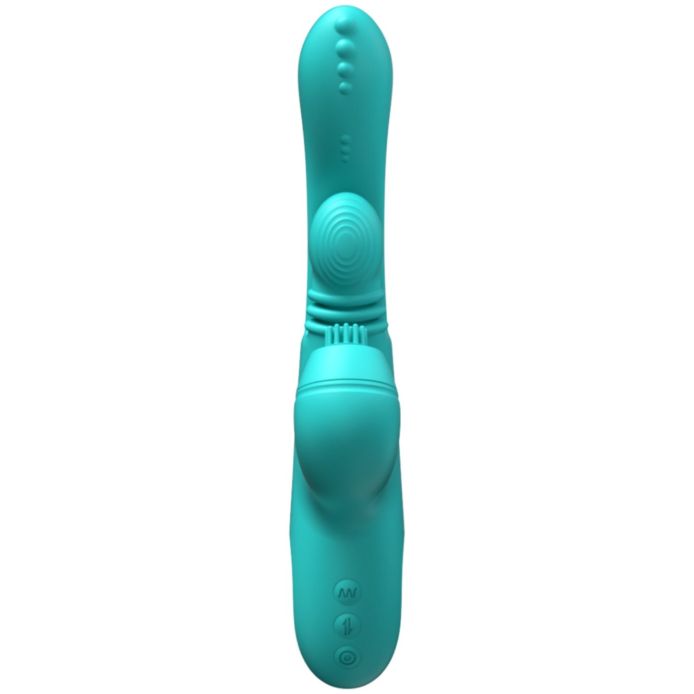 Amovibe Sensa Sway Rechargeable G Spot & Clitoral Vibrator with 4 Interchangeable Sleeves