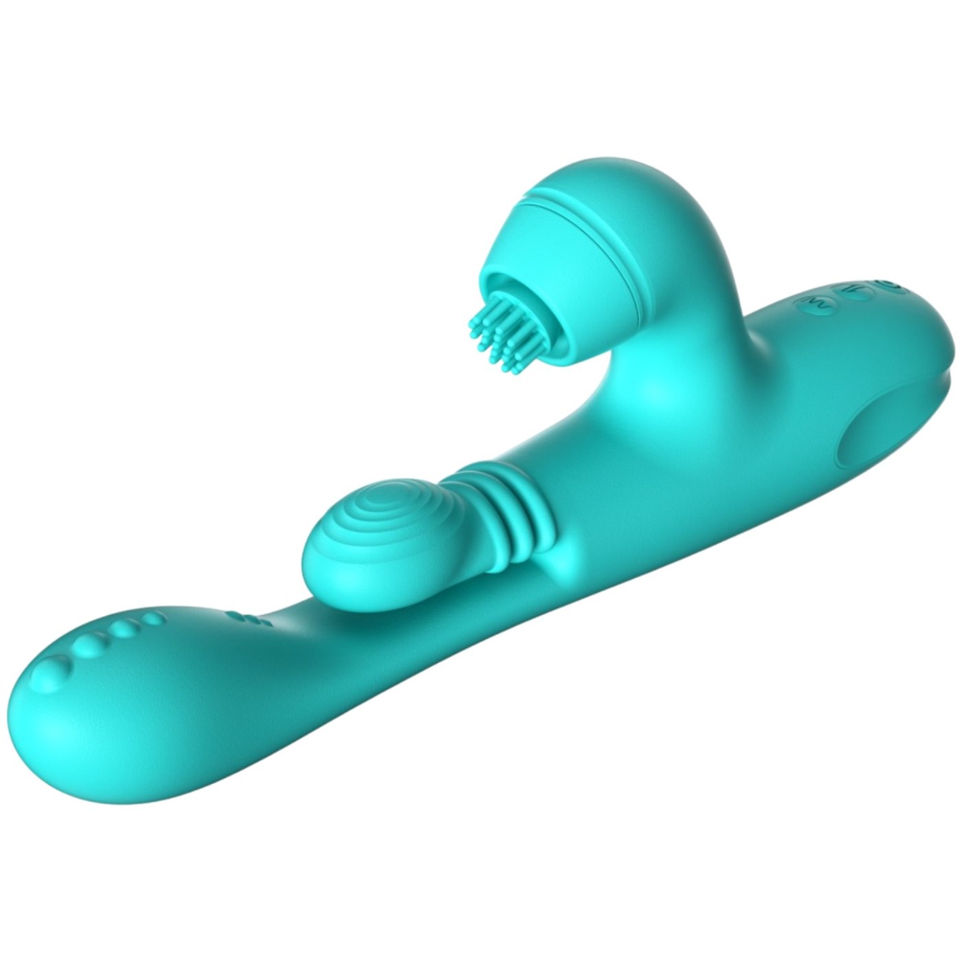 Amovibe Sensa Sway Rechargeable G Spot & Clitoral Vibrator with 4 Interchangeable Sleeves