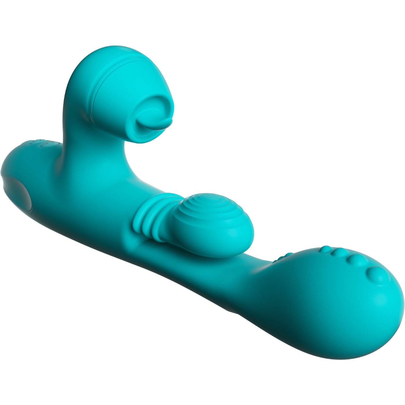 Amovibe Sensa Sway Rechargeable G Spot & Clitoral Vibrator with 4 Interchangeable Sleeves