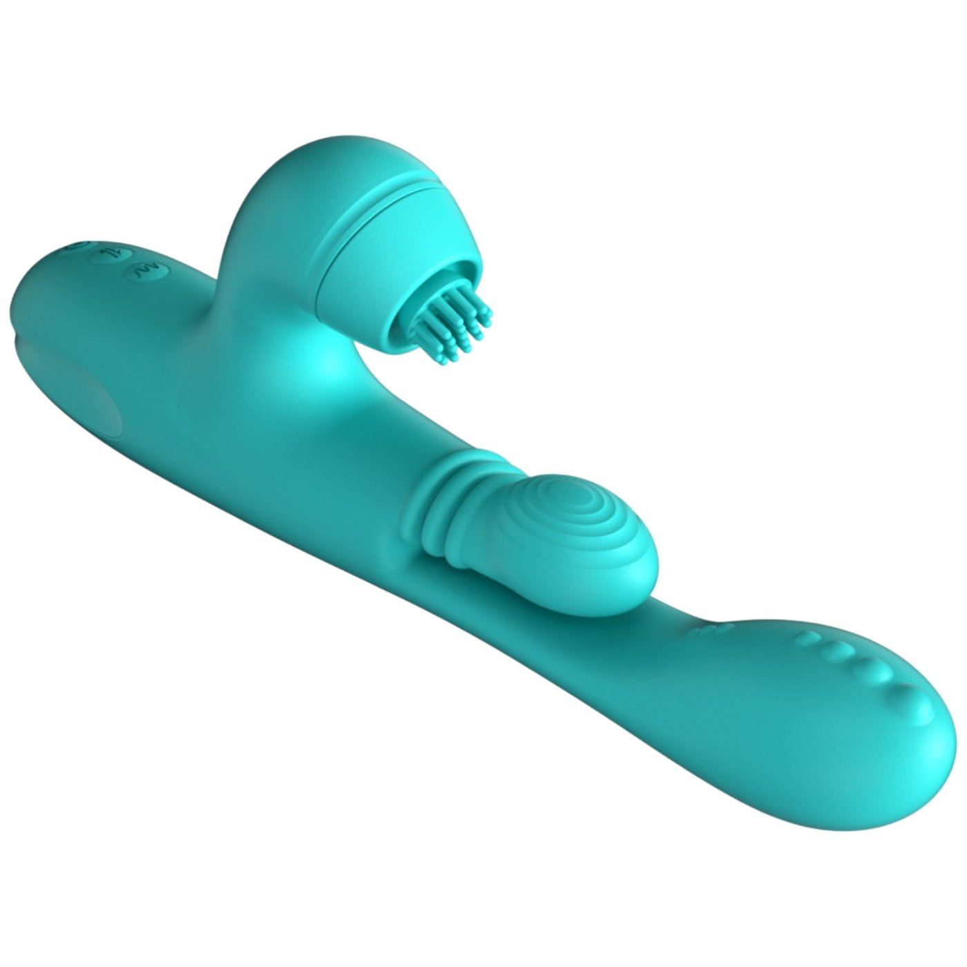 Amovibe Sensa Sway Rechargeable G Spot & Clitoral Vibrator with 4 Interchangeable Sleeves