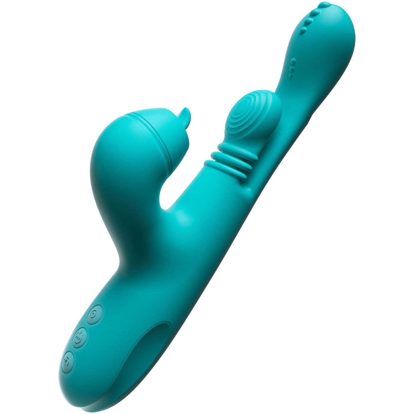 Amovibe Sensa Sway Rechargeable G Spot & Clitoral Vibrator with 4 Interchangeable Sleeves