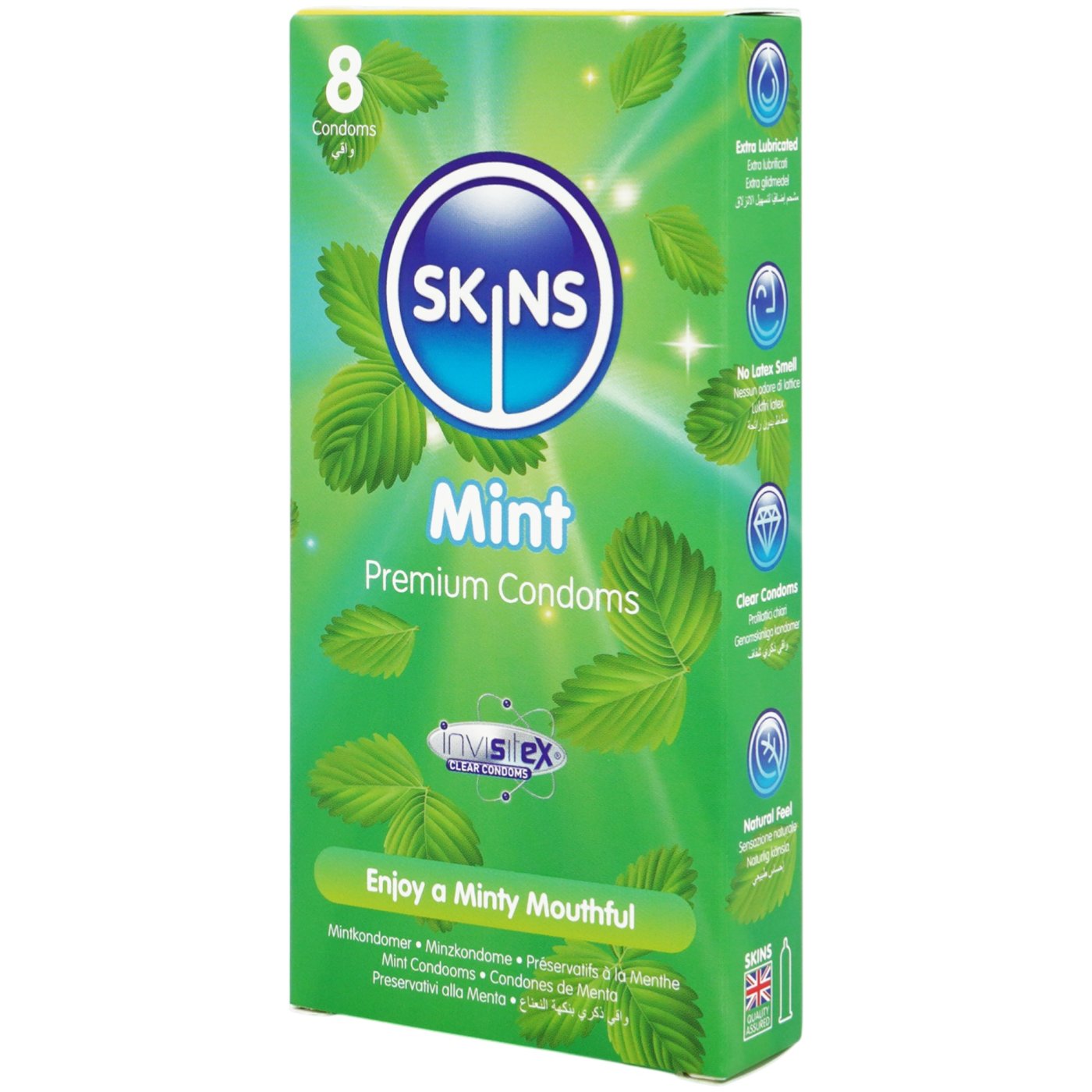 Skins Mint Premium Condoms (8 Pack)