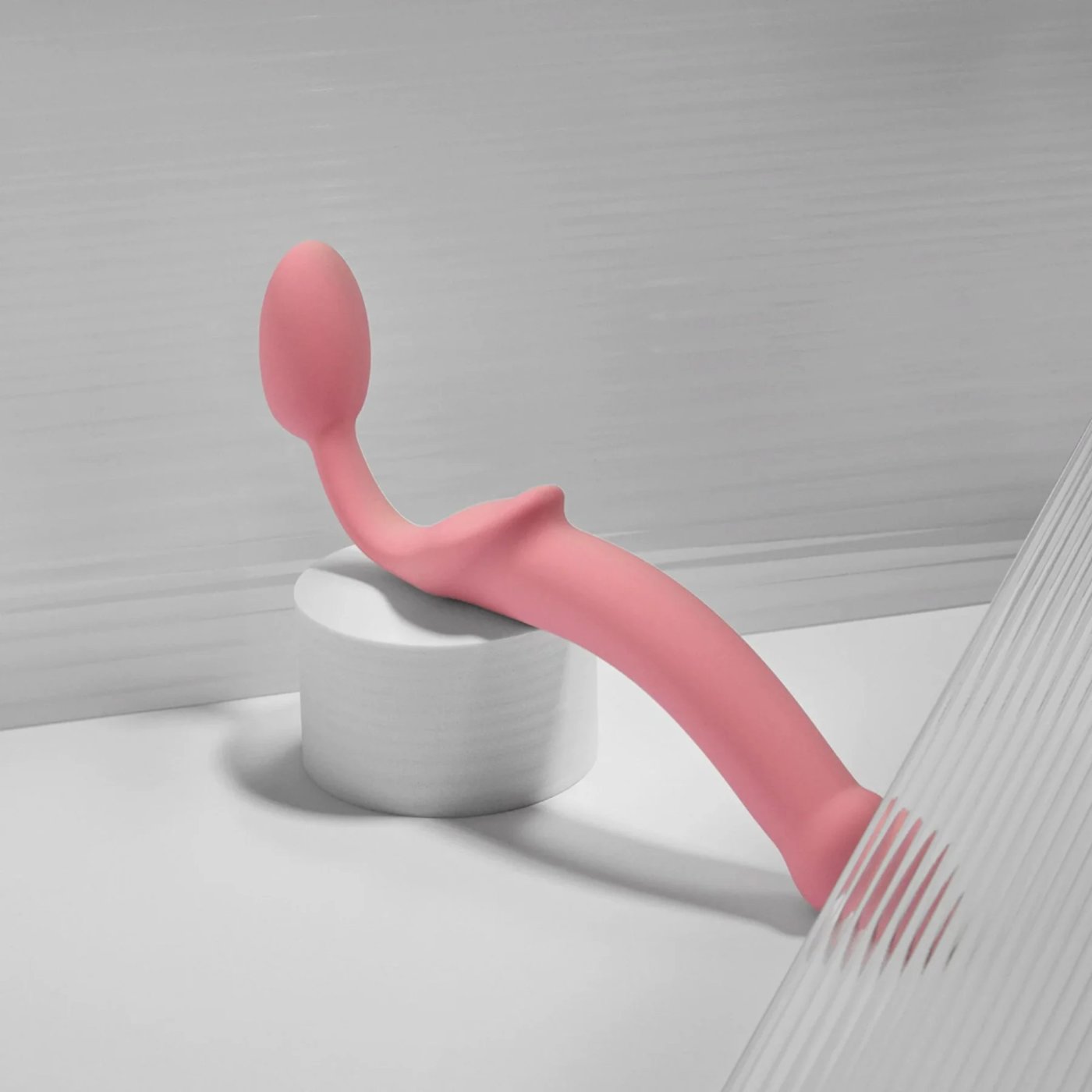 Strap-On-Me Silicone Bendable Strapless Strap-On Pink M