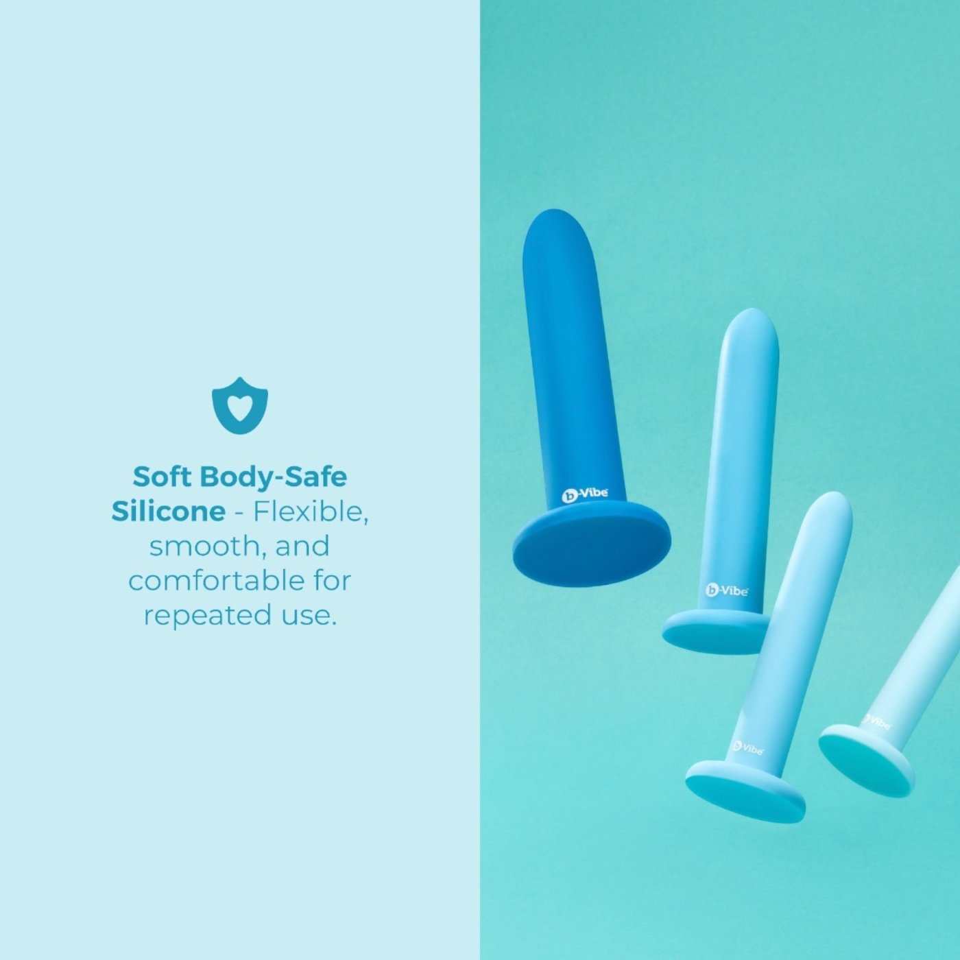 b-Vibe Silicone Anal Dilator Training Set (4-Piece)