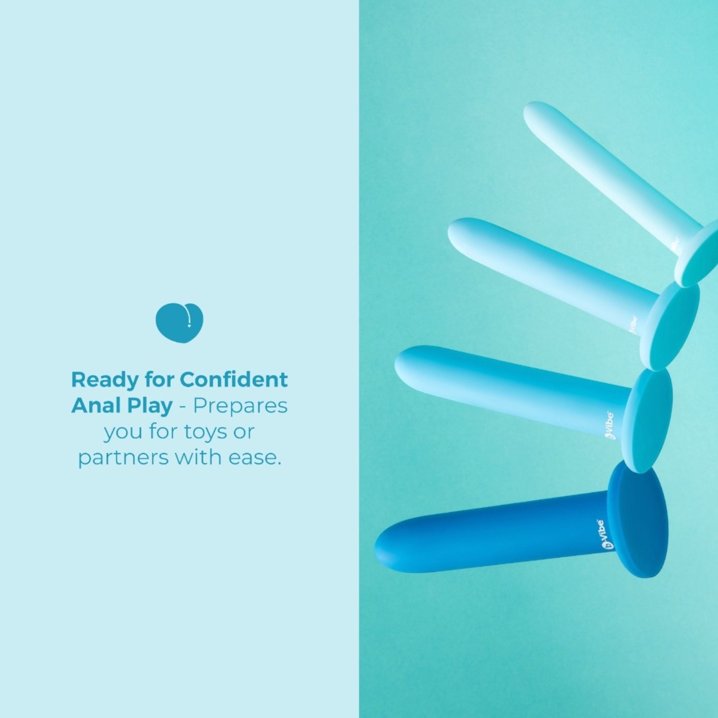 b-Vibe Silicone Anal Dilator Training Set (4-Piece)