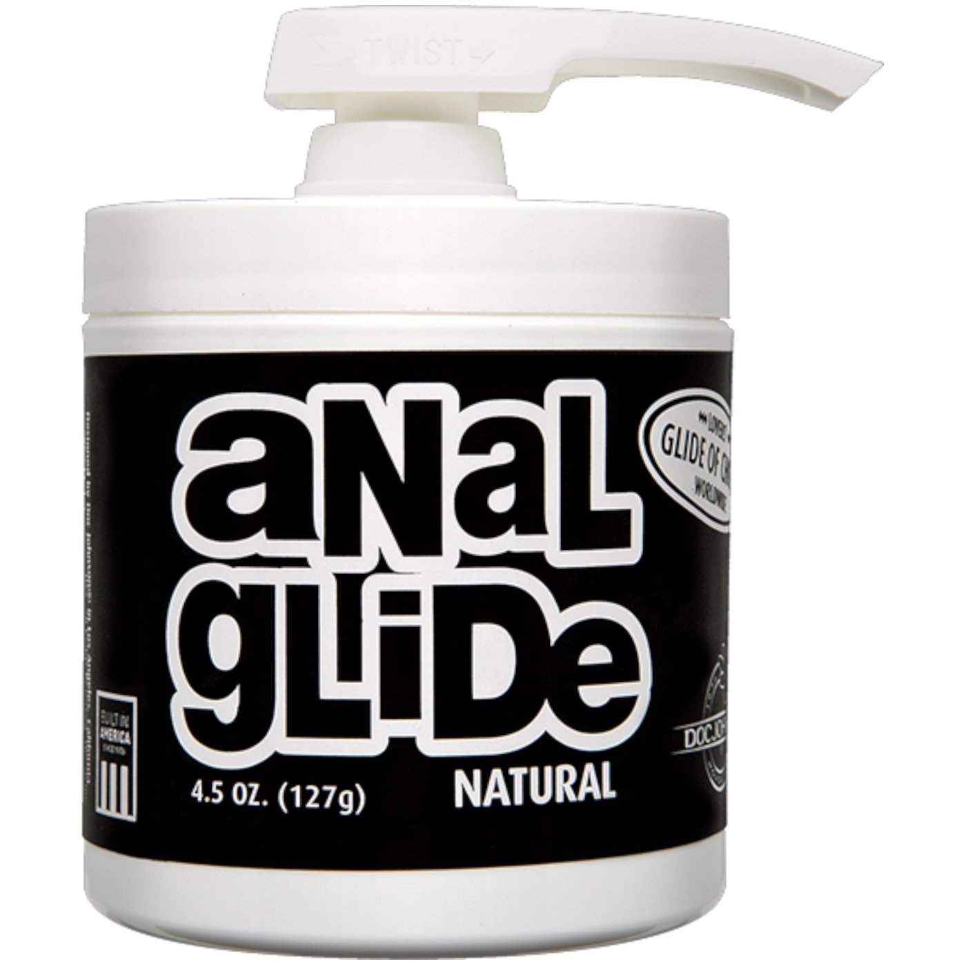 Doc Johnson Anal Lube Natural in Pump Dispenser 135ml