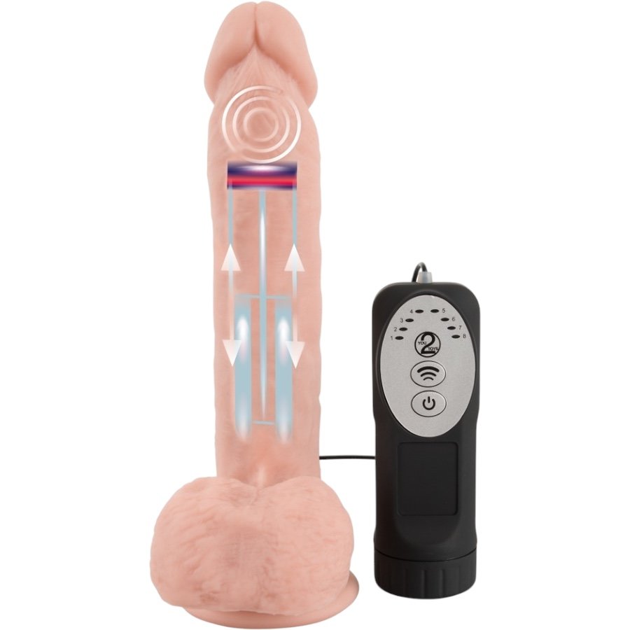 You2Toys Medical Silicone Thrusting Vibrator 7 Inch