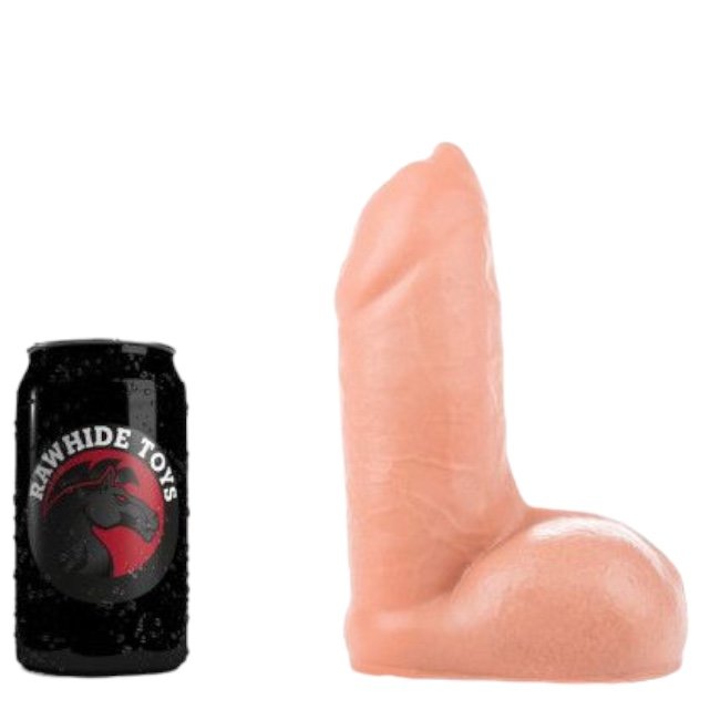 Rawhide Toys Kratos Extra Girthy Ultra Realistic Dildo with Balls 7.5 Inch