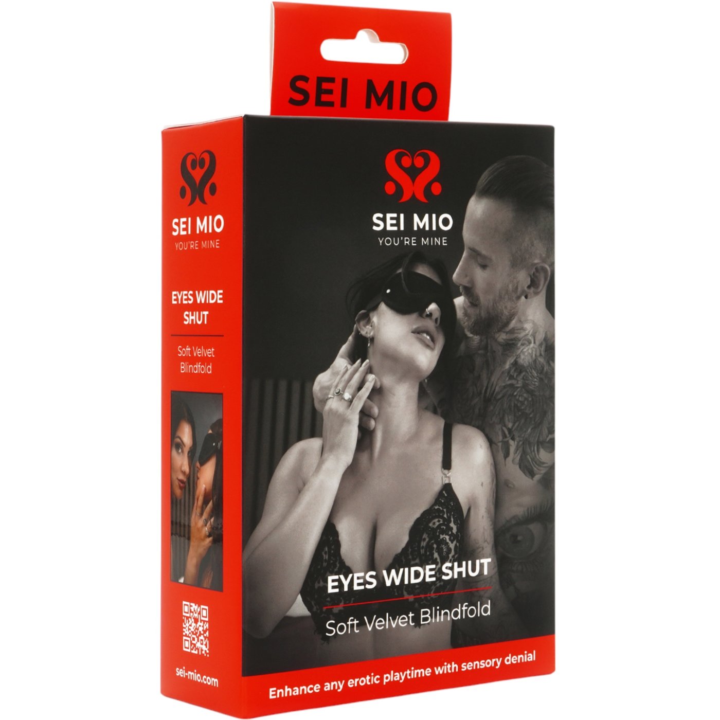 Sei Mio Eyes Wide Shut Soft Velvet Blindfold