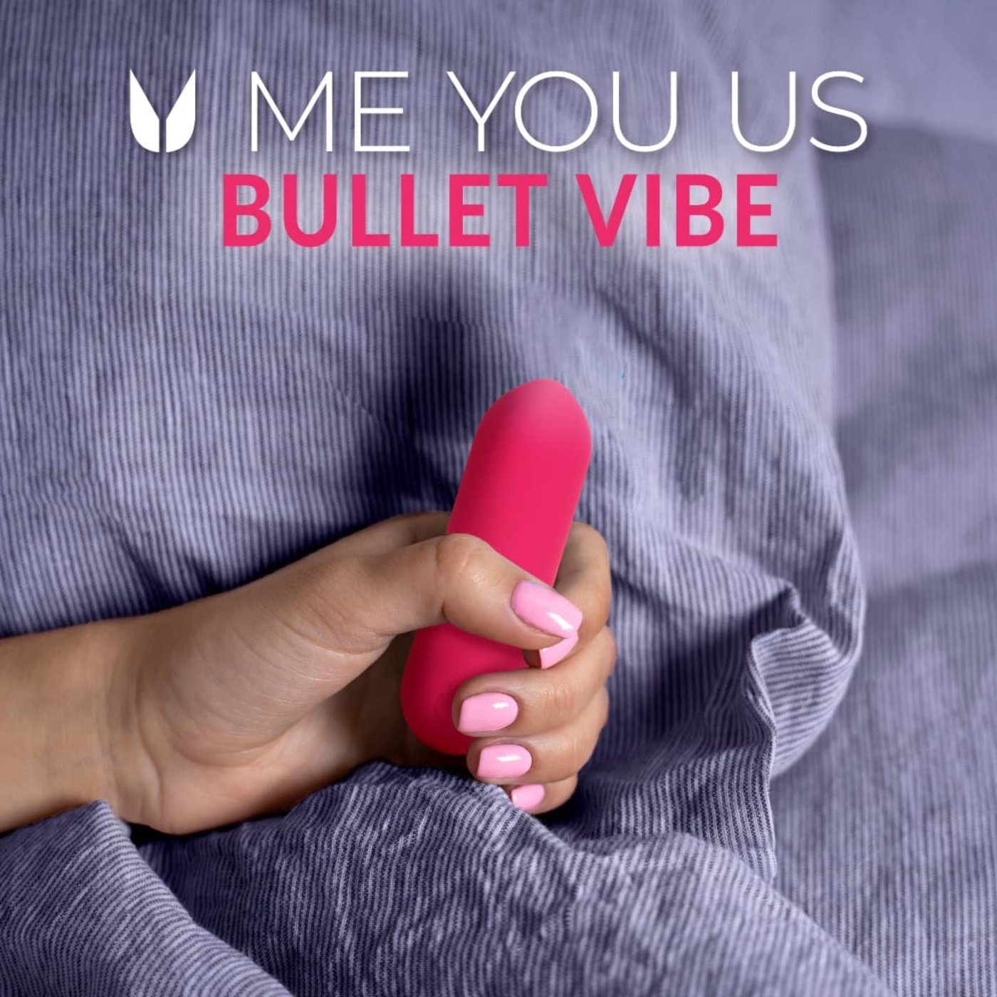 Me You Us Bullet Rechargeable Mini Vibrator Hot Pink