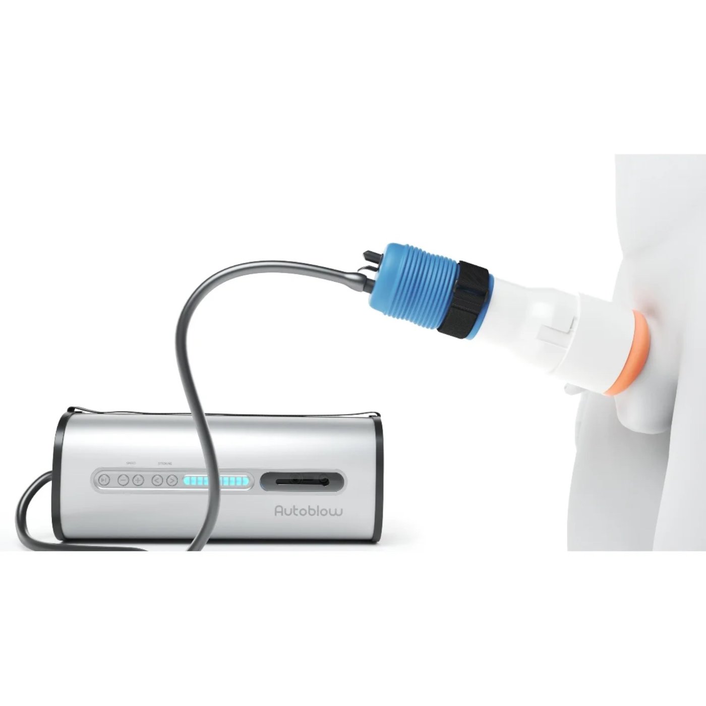 Autoblow VacuGlide Universal Dynamic Stroking Cap Blue