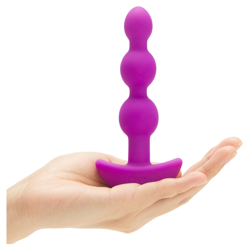 b-Vibe Triplet Remote Control Rechargeable Anal Beads Sale Fuchsia