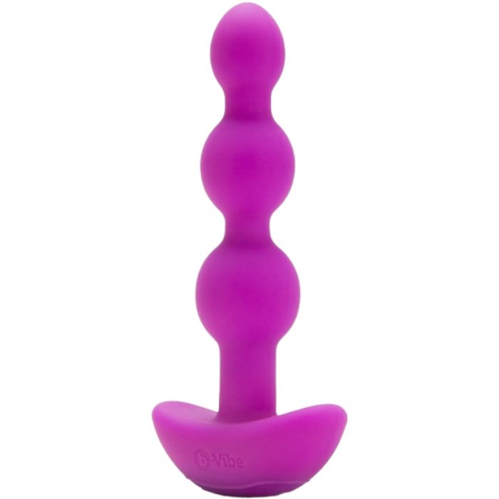 b-Vibe Triplet Remote Control Rechargeable Anal Beads Sale Fuchsia