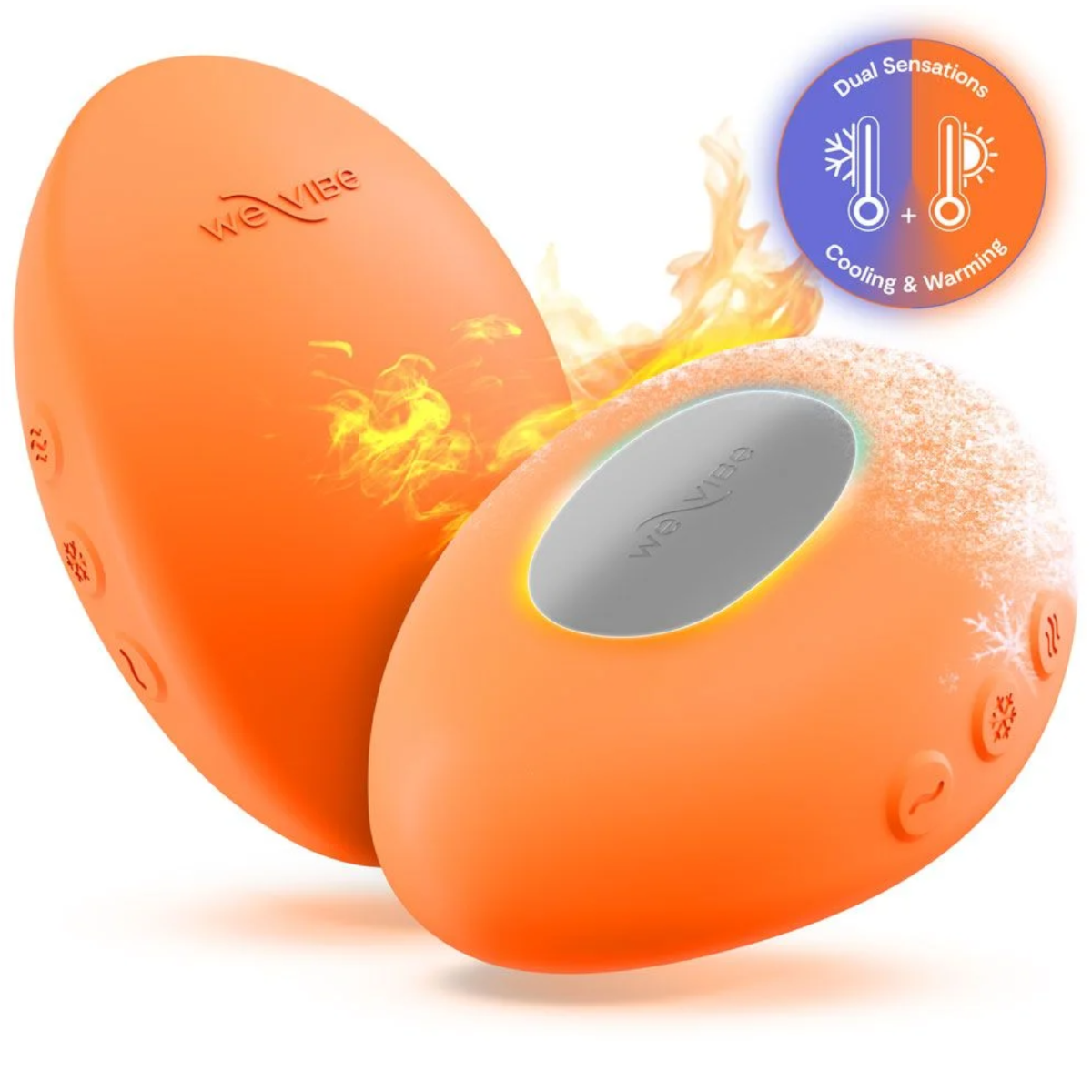 We-Vibe Temp Heating and Cooling Lay-On Clitoral Vibrator
