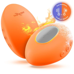 We-Vibe Temp Heating and Cooling Lay-On Clitoral Vibrator (Blue)