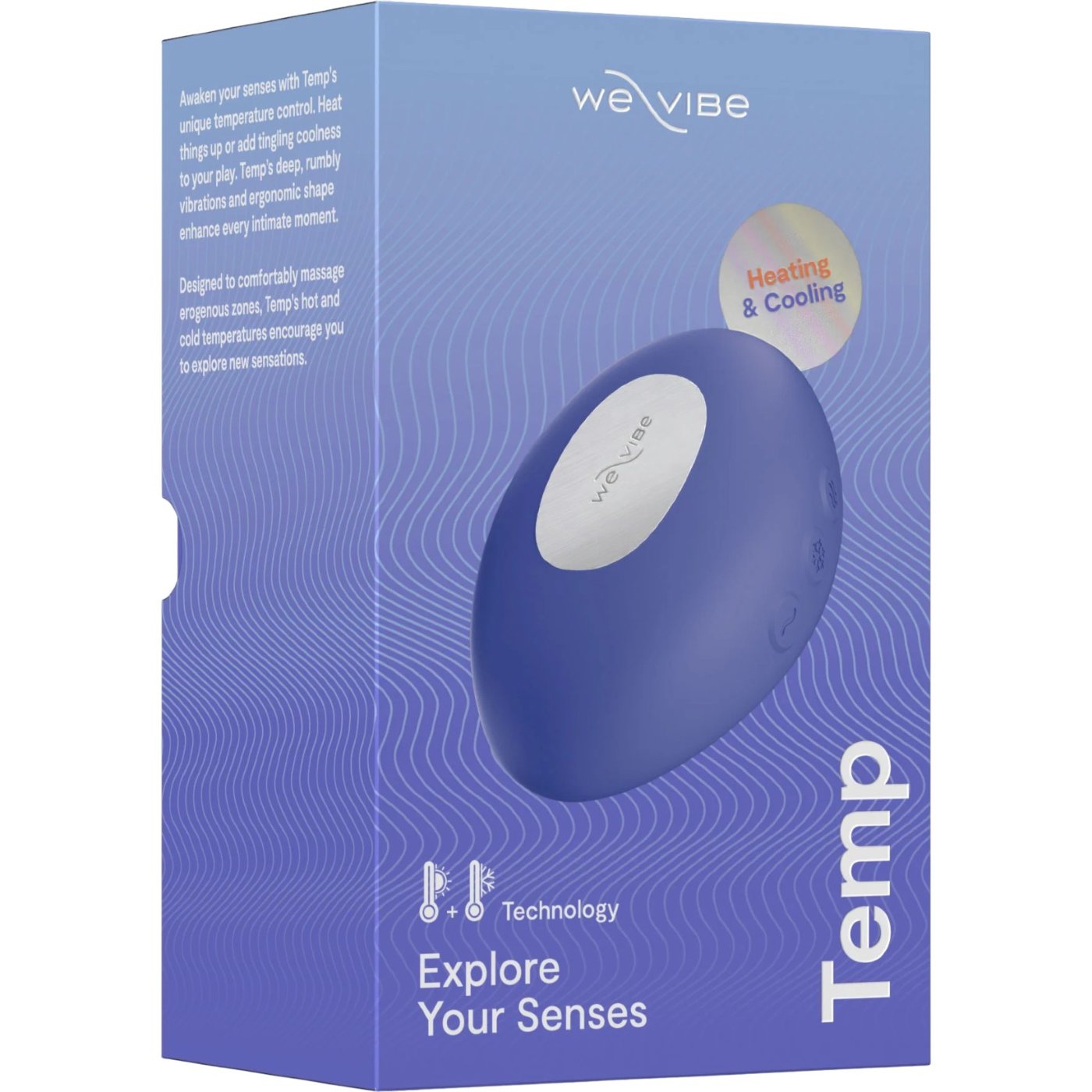 We-Vibe Temp Heating and Cooling Lay-On Clitoral Vibrator